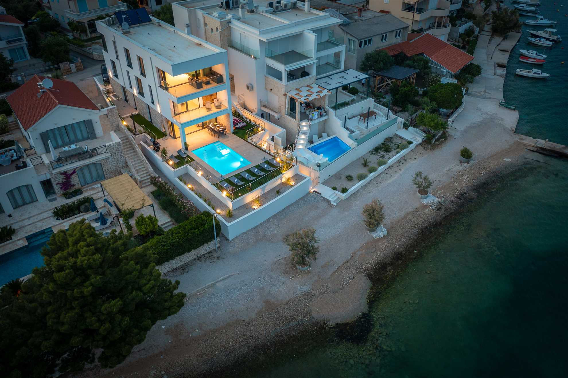 Villa Pepera with amazing sea view and heated pool
