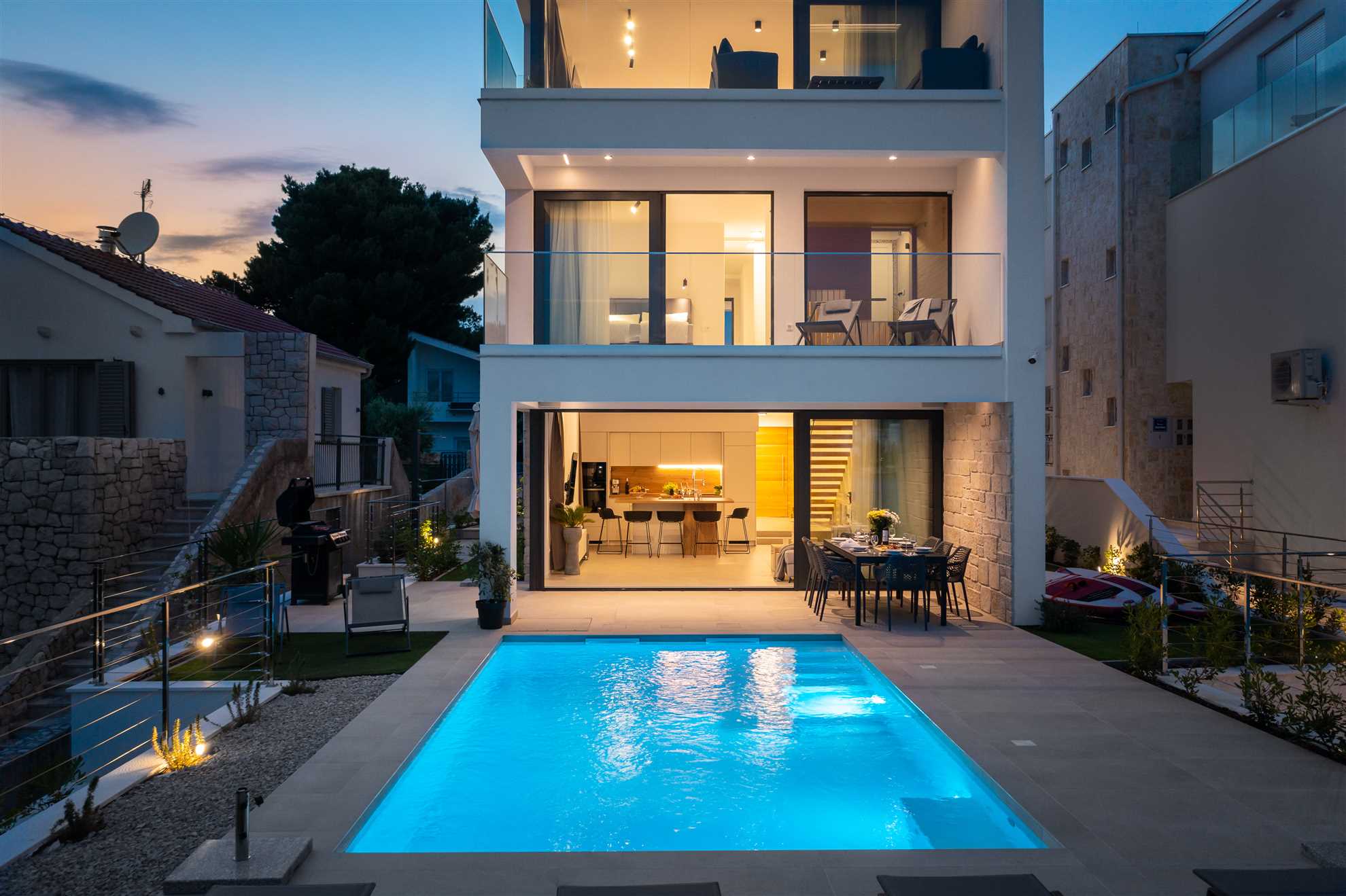 Villa Pepera with amazing sea view and heated pool