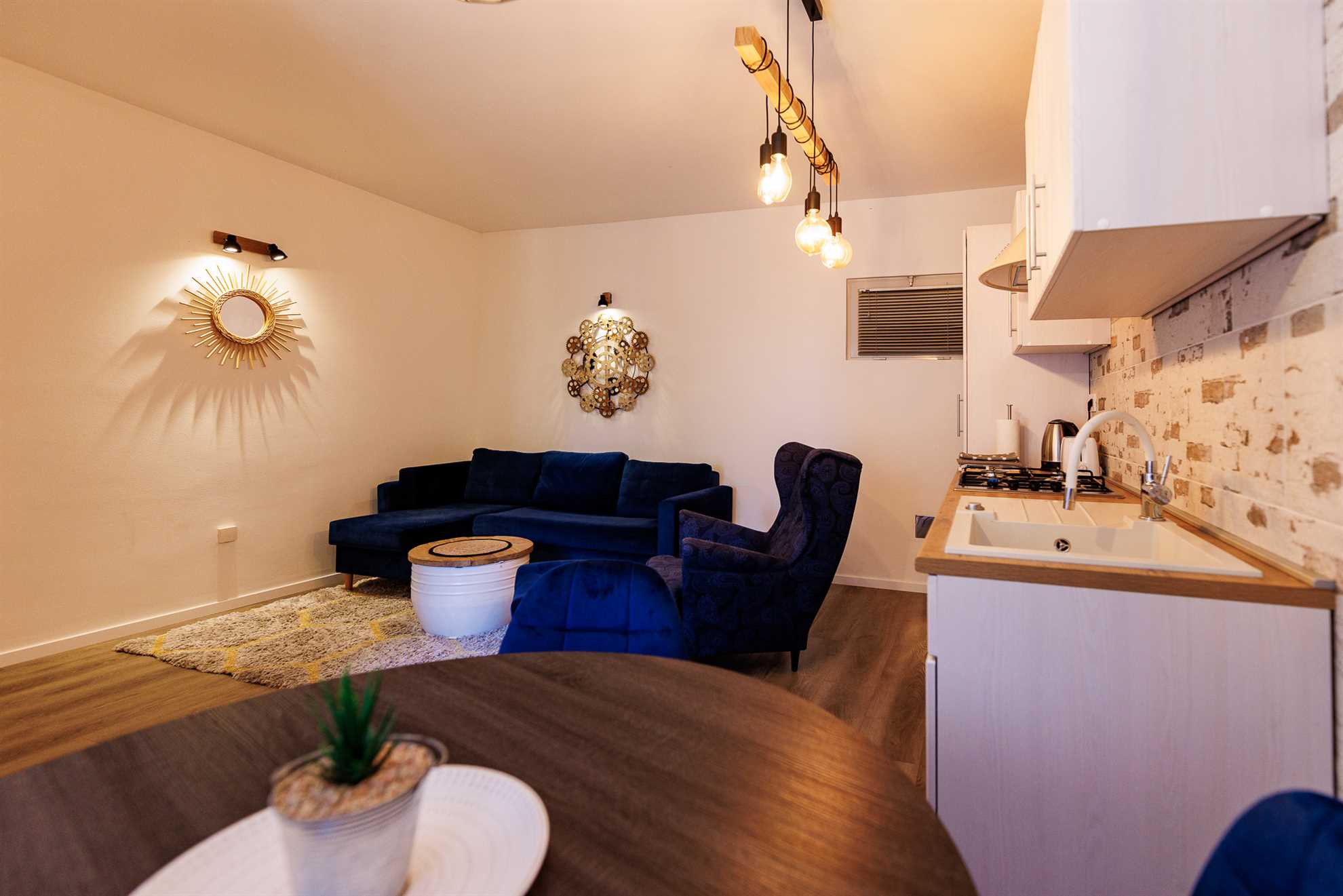 Modern one bedroom apartment with shared pool