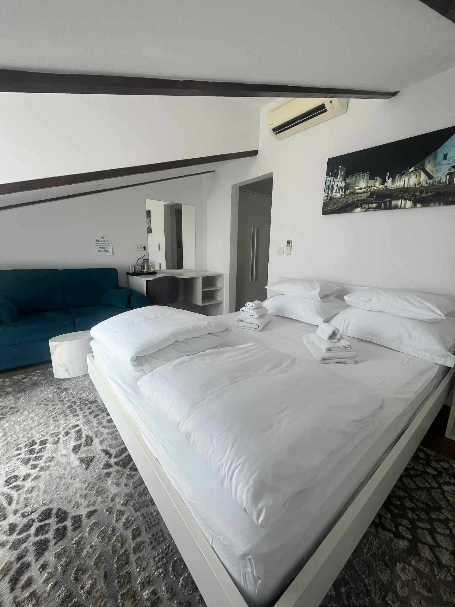 Image of Double Room with Balcony and Sea View - Attic