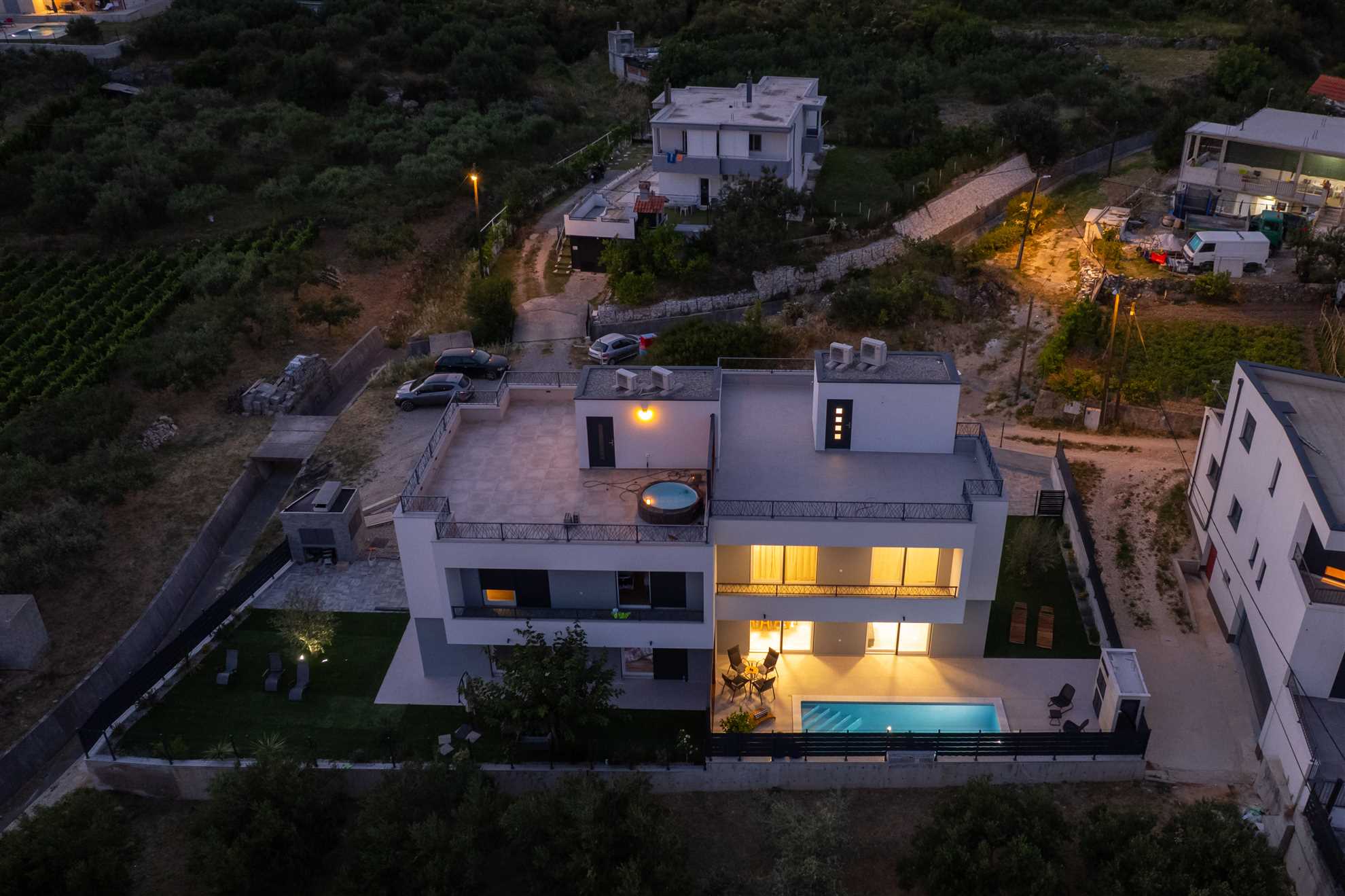 Villa Mima II:Holiday oasis with hydromassage pool