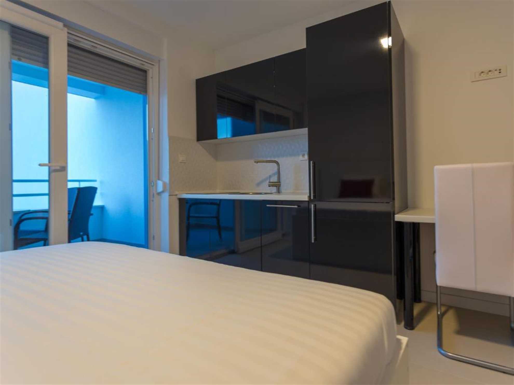 Studio for 3 With Balcony