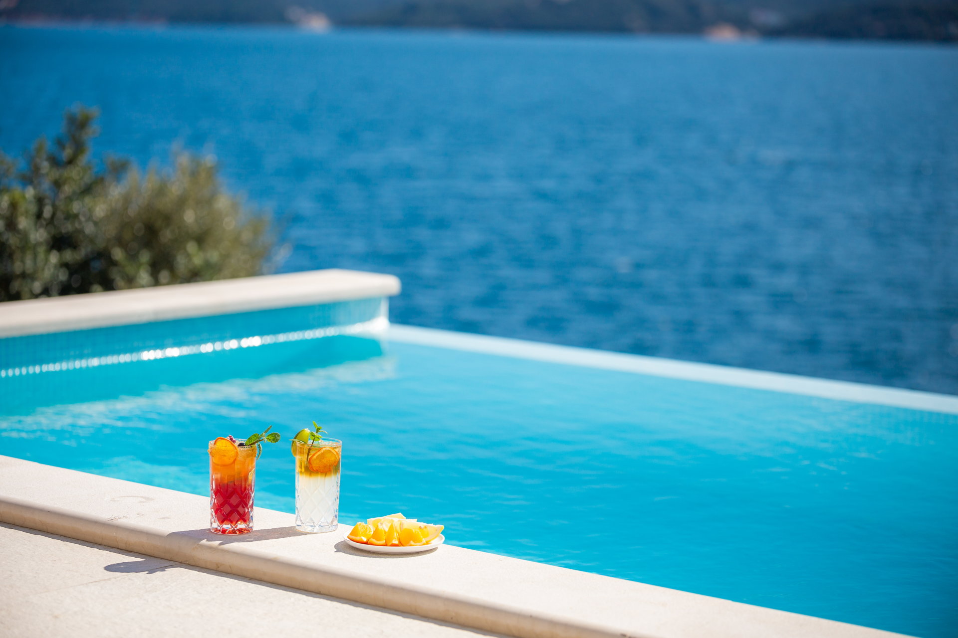 Beachfront Villa Maris with Pool