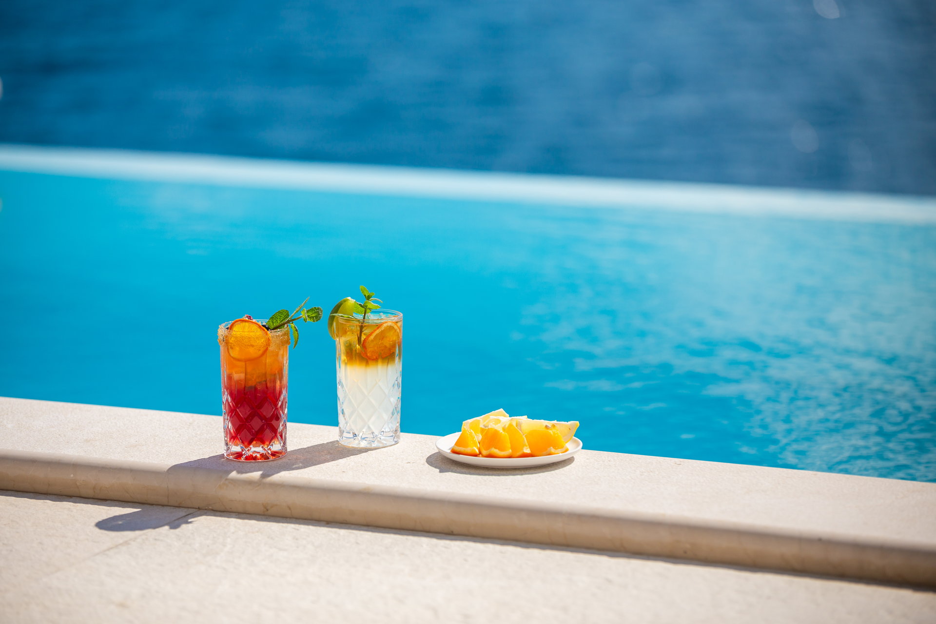Beachfront Villa Maris with Pool
