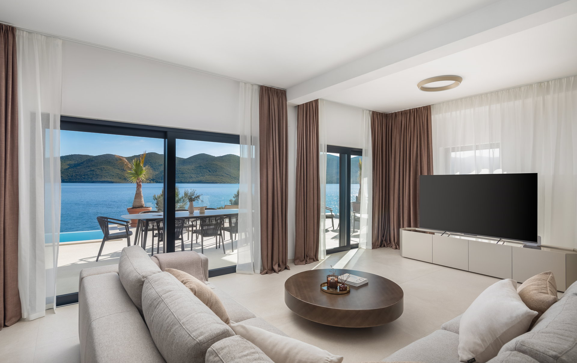Beachfront Villa Maris with Pool