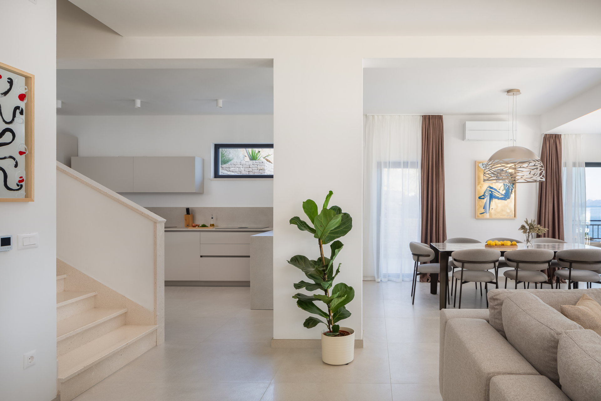 Beachfront Villa Maris with Pool