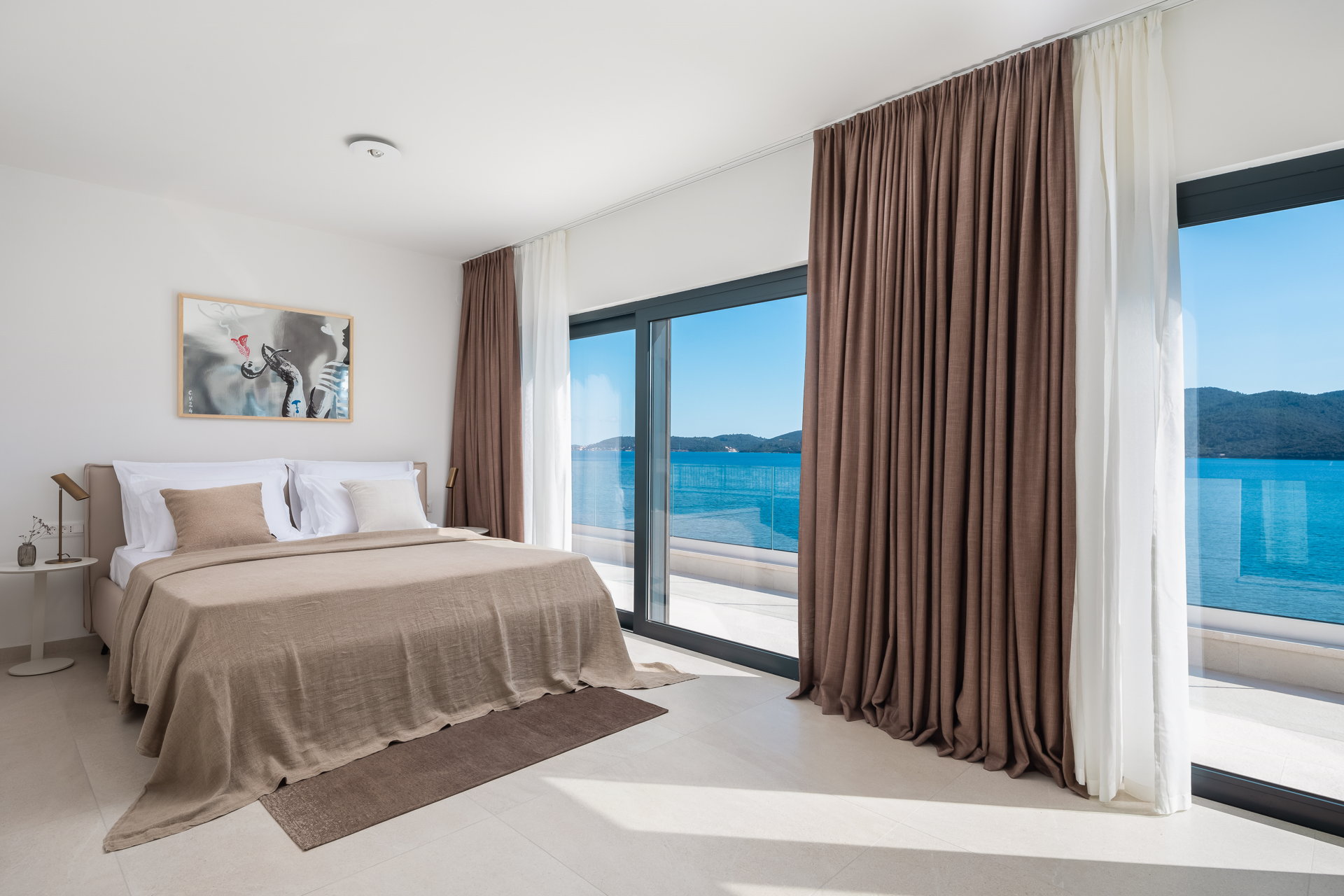 Beachfront Villa Maris with Pool