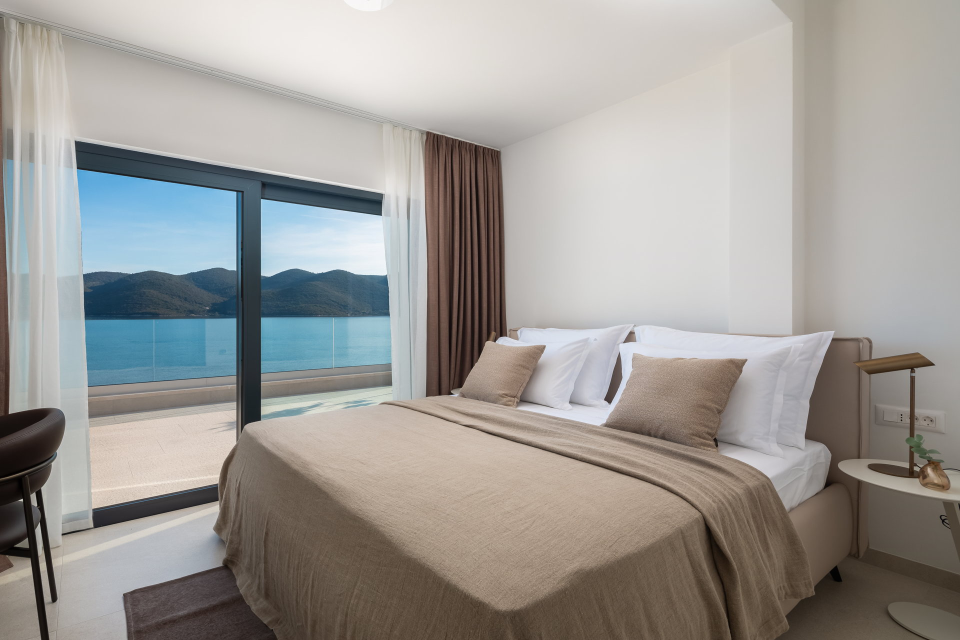 Beachfront Villa Maris with Pool