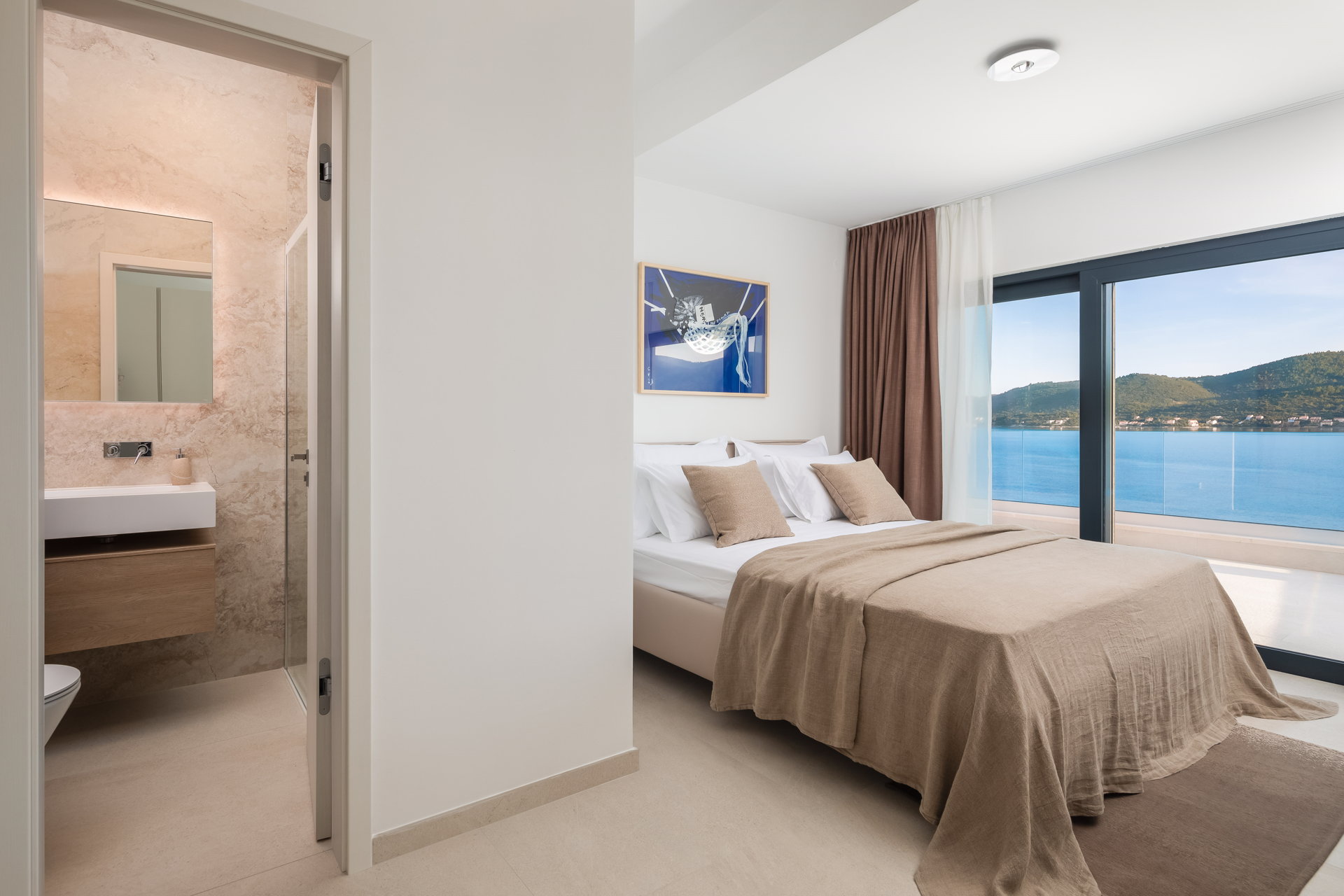 Beachfront Villa Maris with Pool