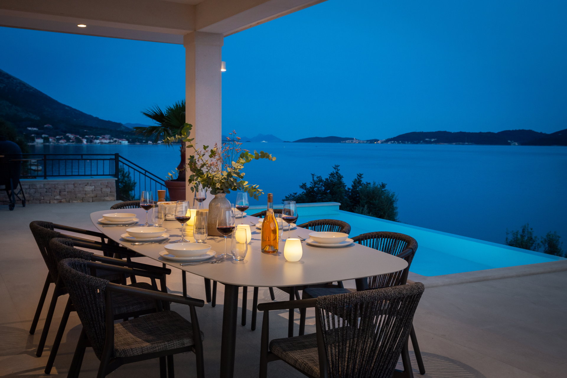Beachfront Villa Maris with Pool