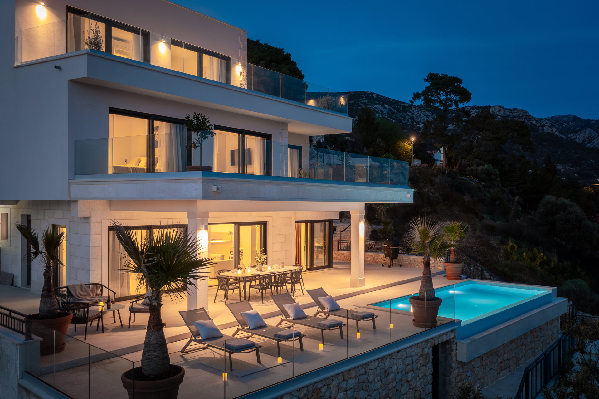 Beachfront Villa Maris with Pool