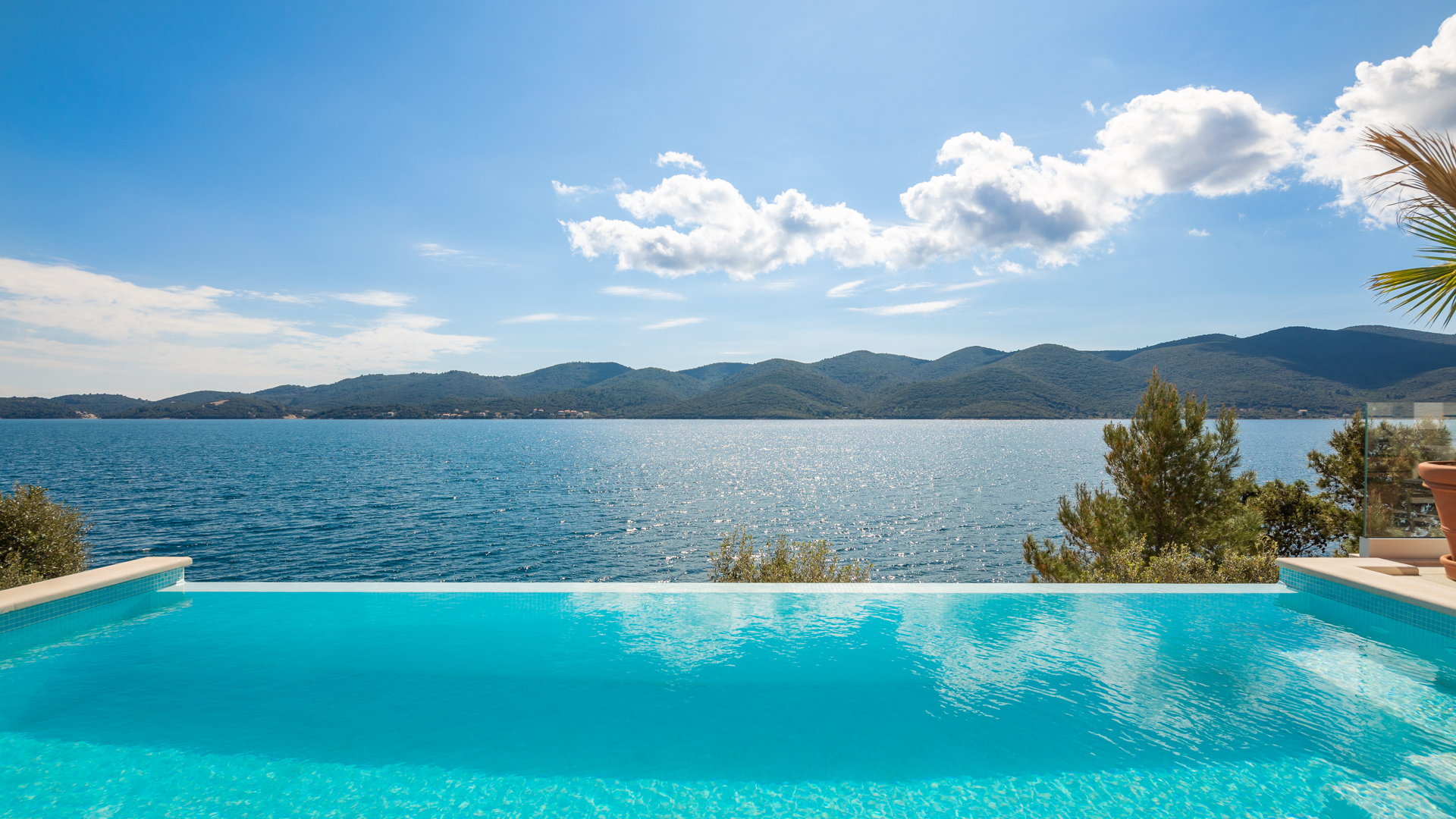 Beachfront Villa Maris with Pool