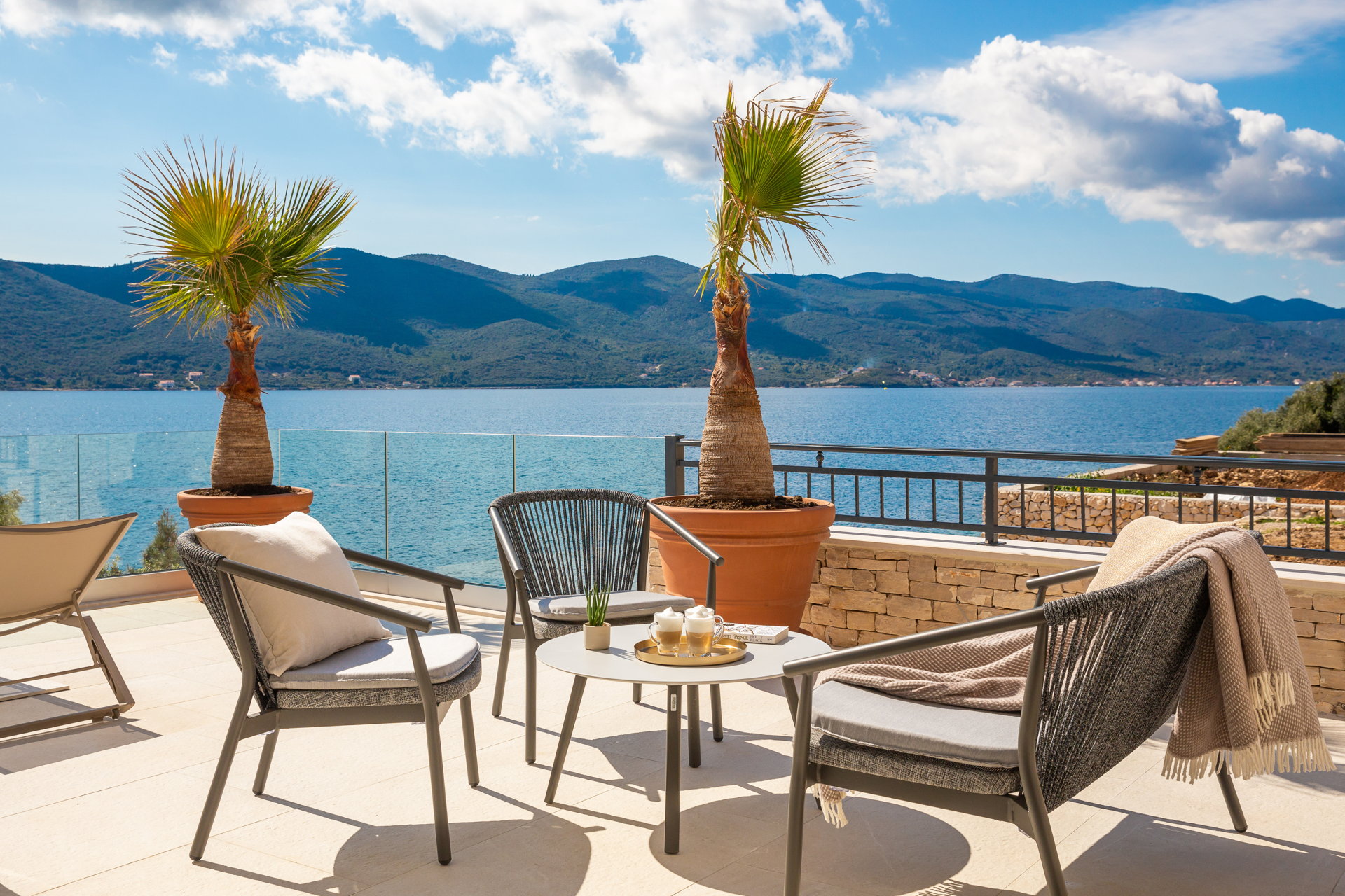 Beachfront Villa Maris with Pool