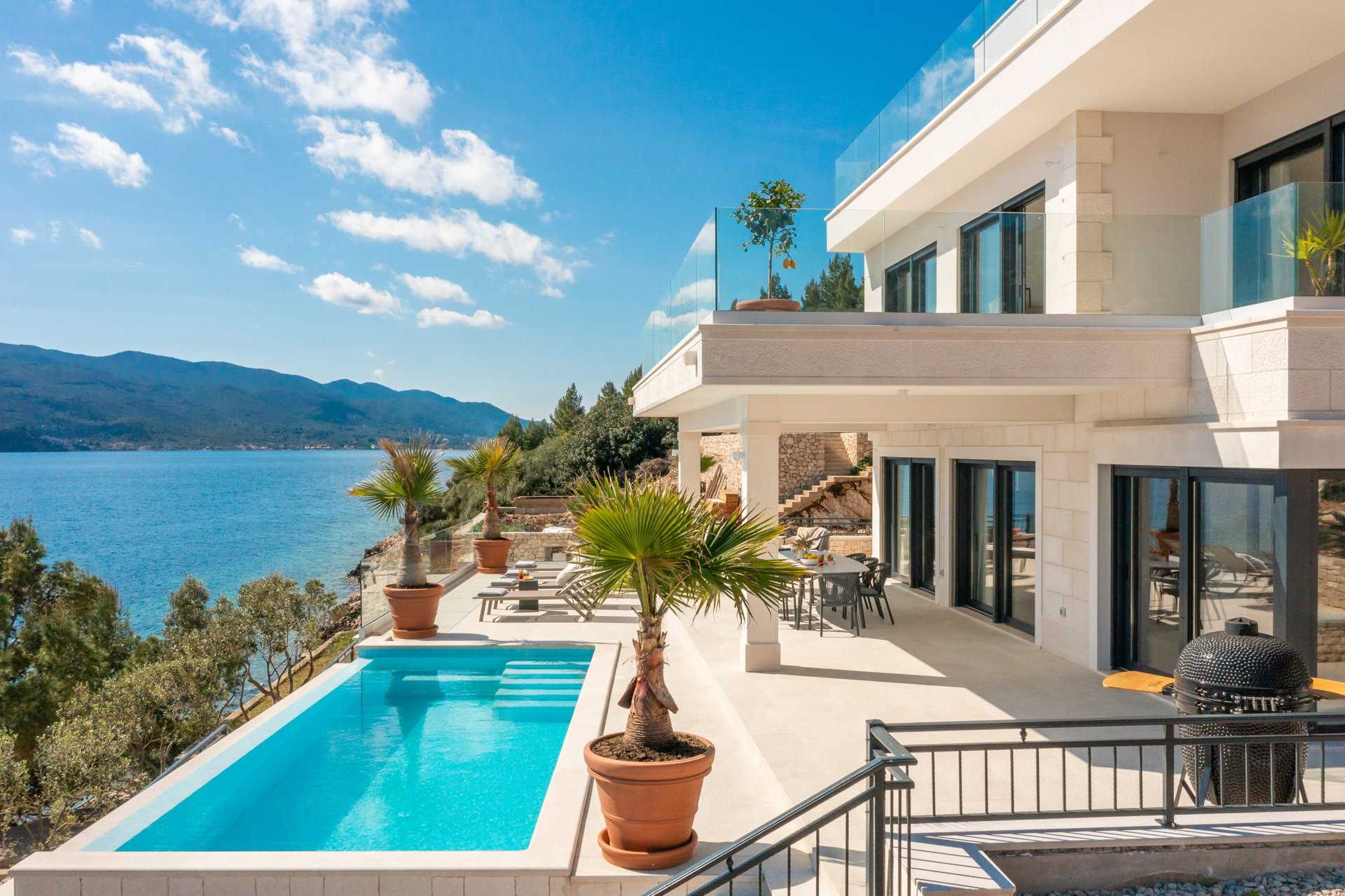 Image of Beachfront Villa Maris with Pool