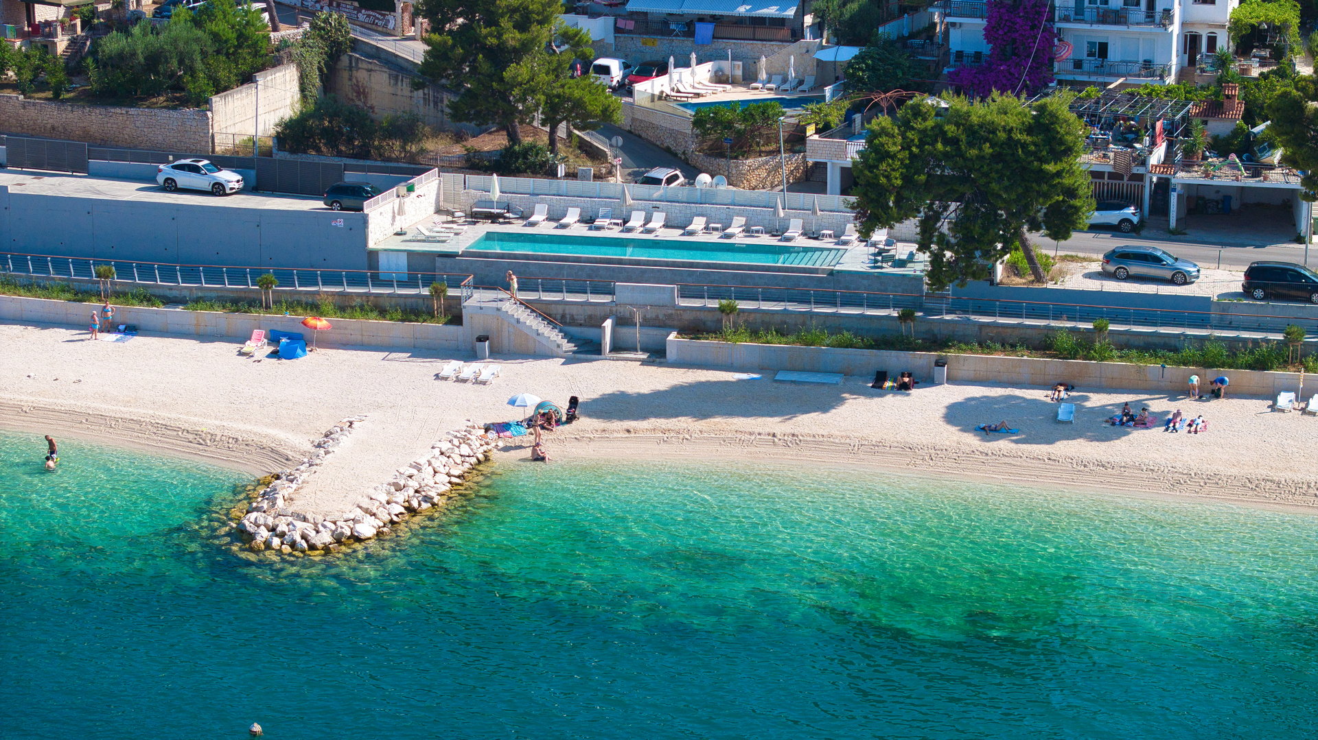 Beachfront Villa Deep Blue with Pool I