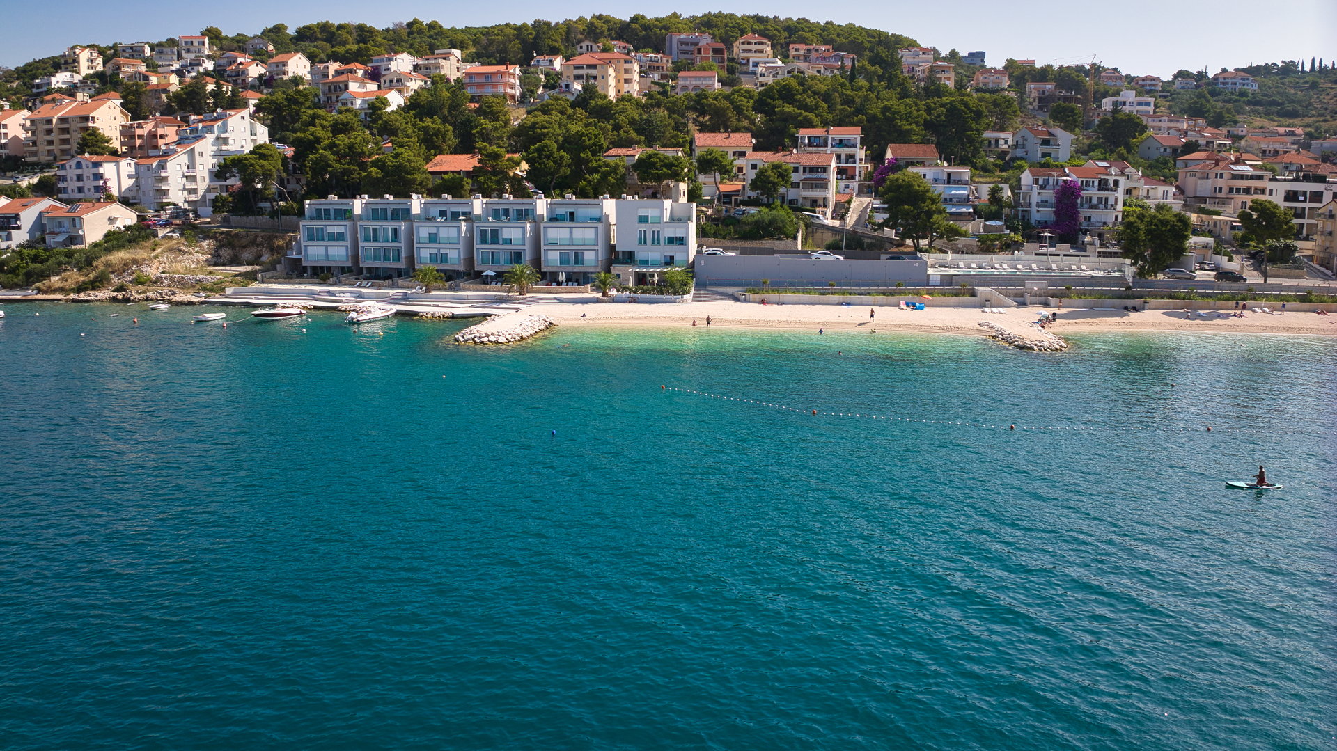 Beachfront Villa Deep Blue with Pool I