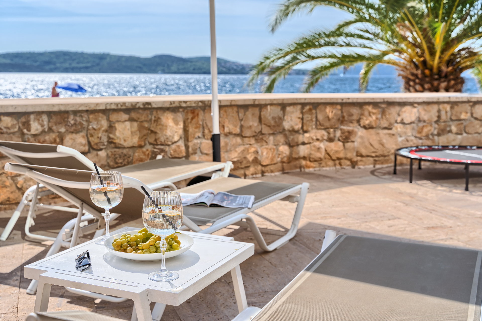 Beachfront Villa Deep Blue with Pool I