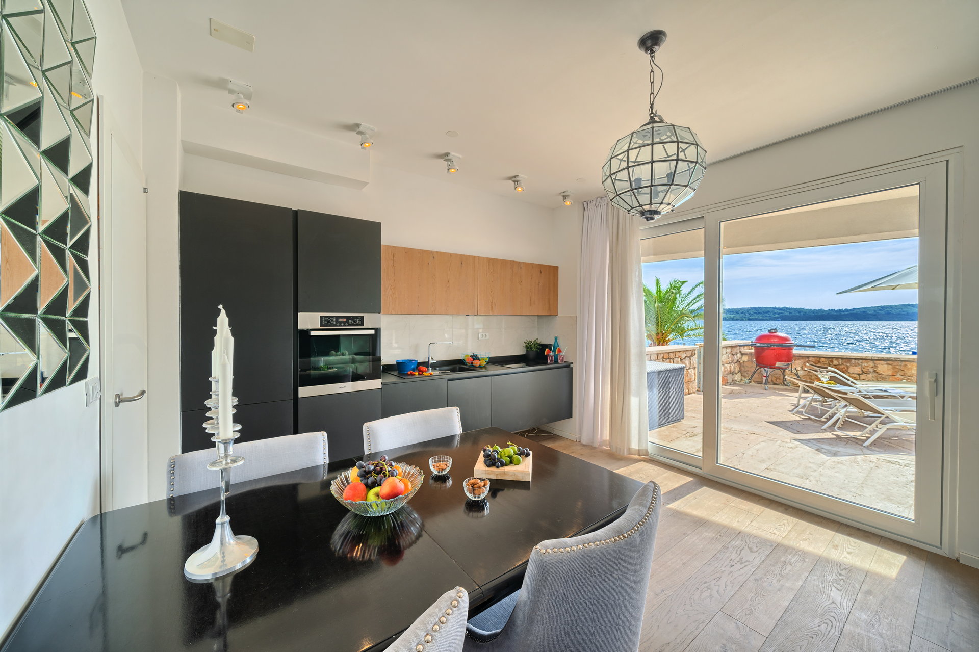 Beachfront Villa Deep Blue with Pool I