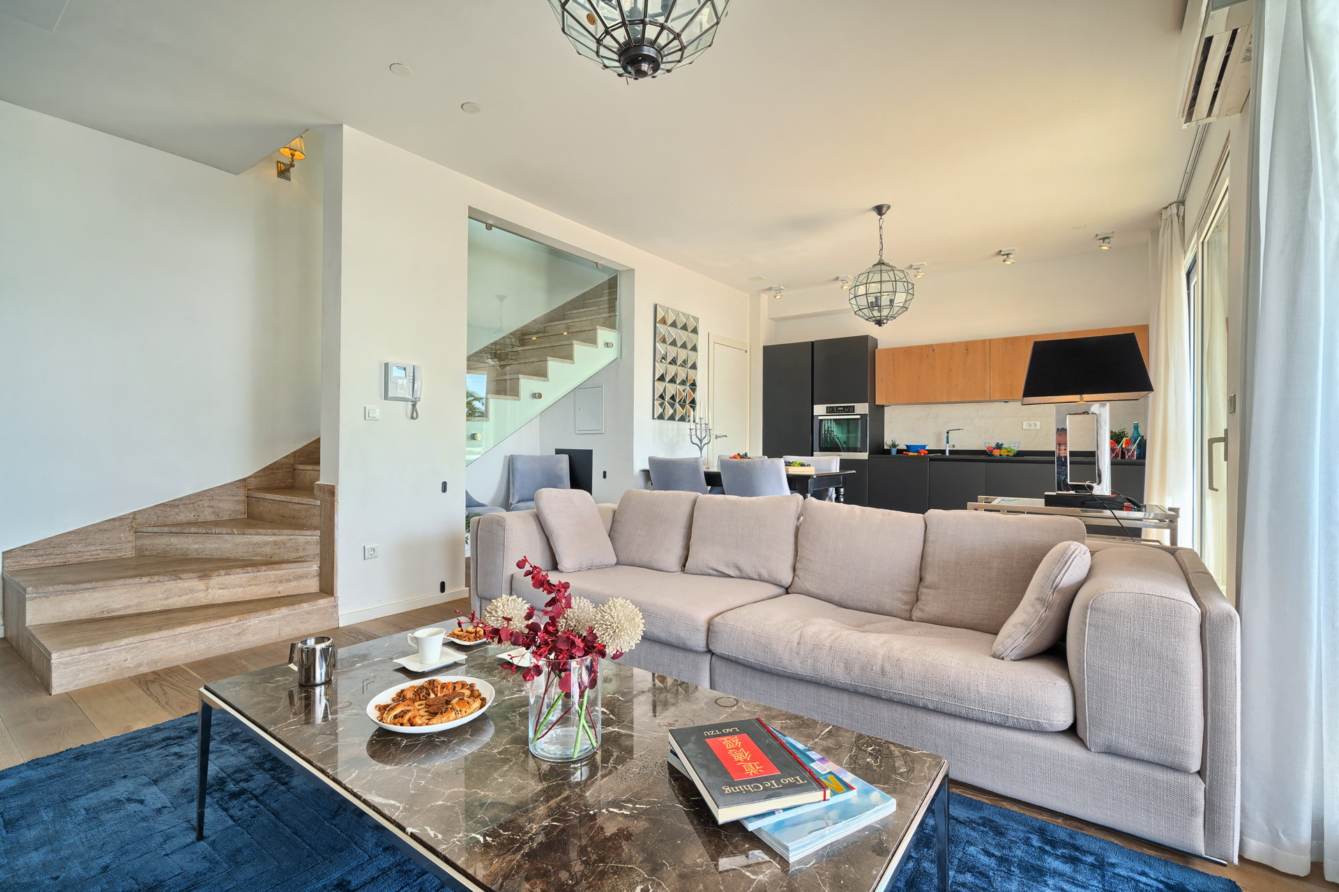 Beachfront Villa Deep Blue with Pool I