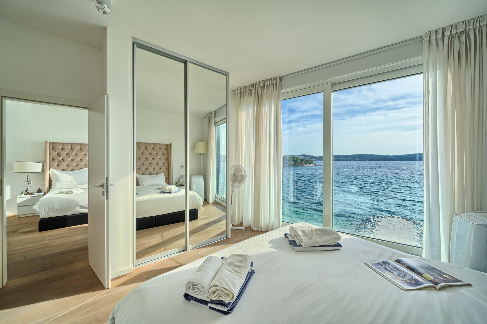 Beachfront Villa Deep Blue with Pool I