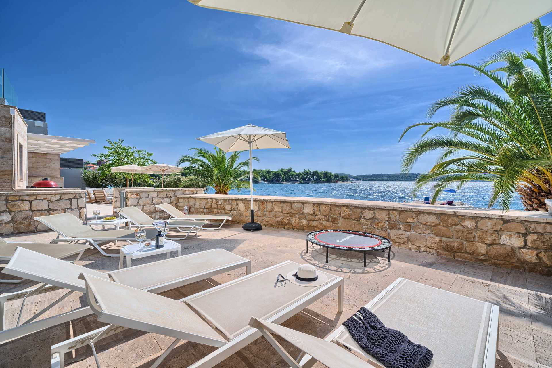 Image of Beachfront Villa Deep Blue with Pool I