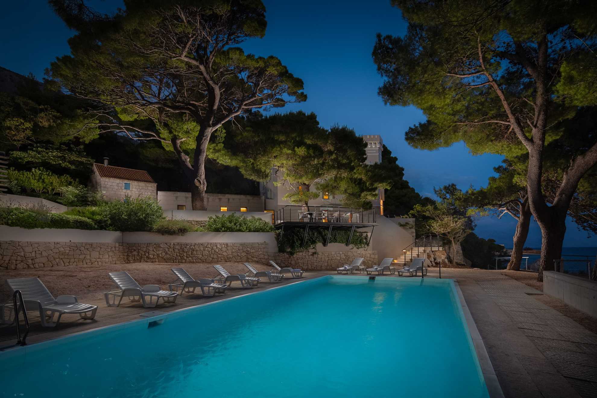 Beachfront Villa Castellum with Pool