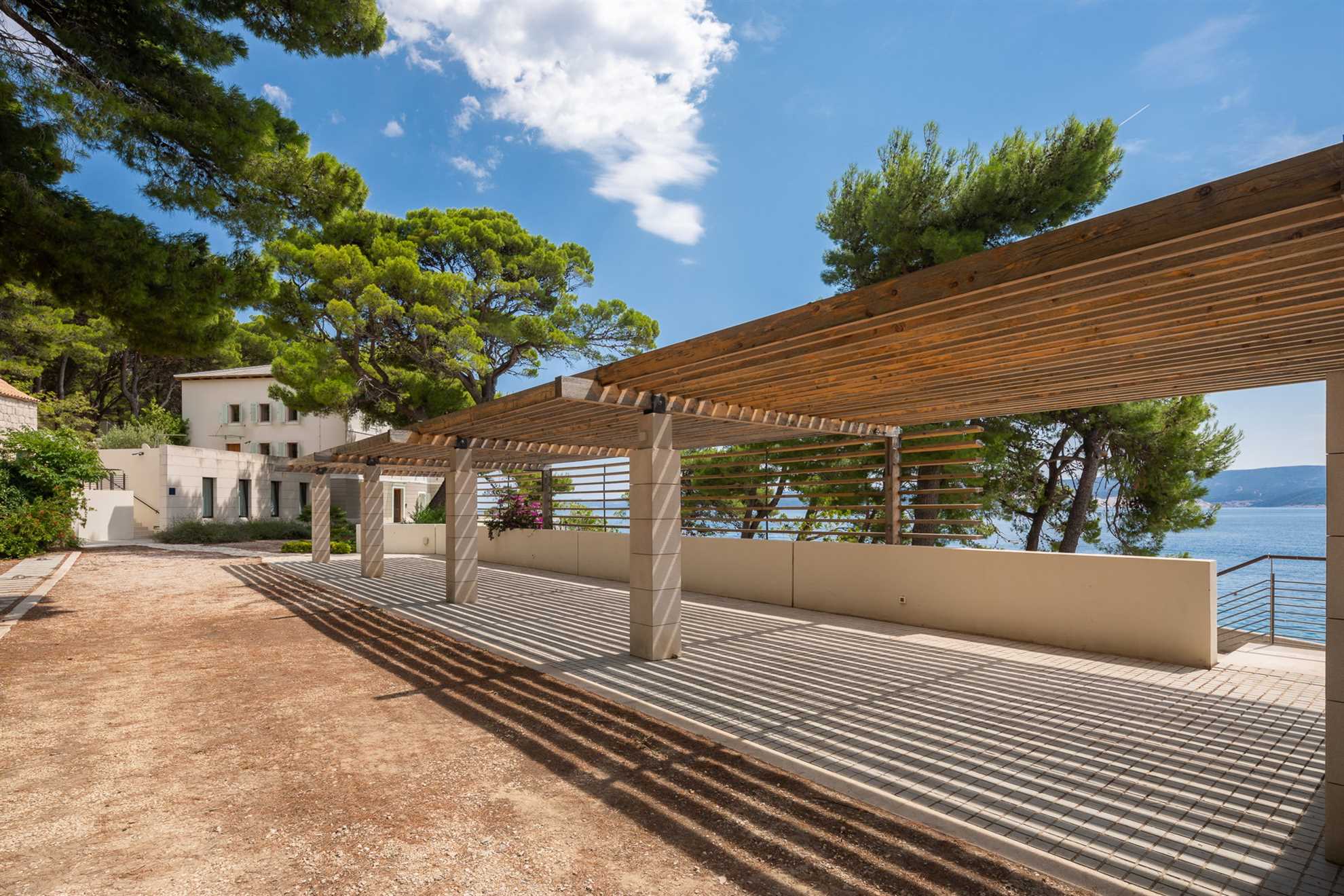 Beachfront Villa Castellum with Pool