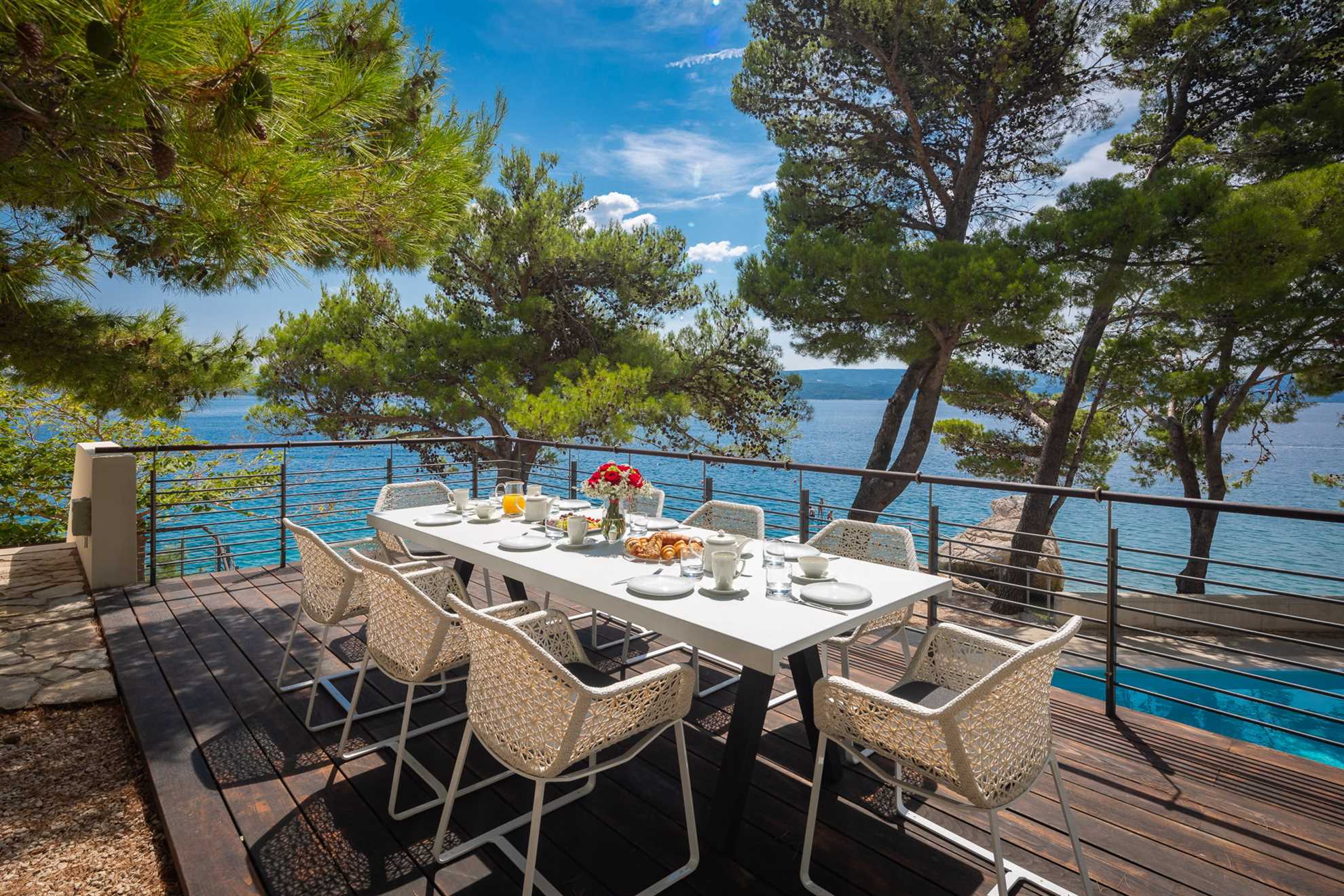Beachfront Villa Castellum with Pool