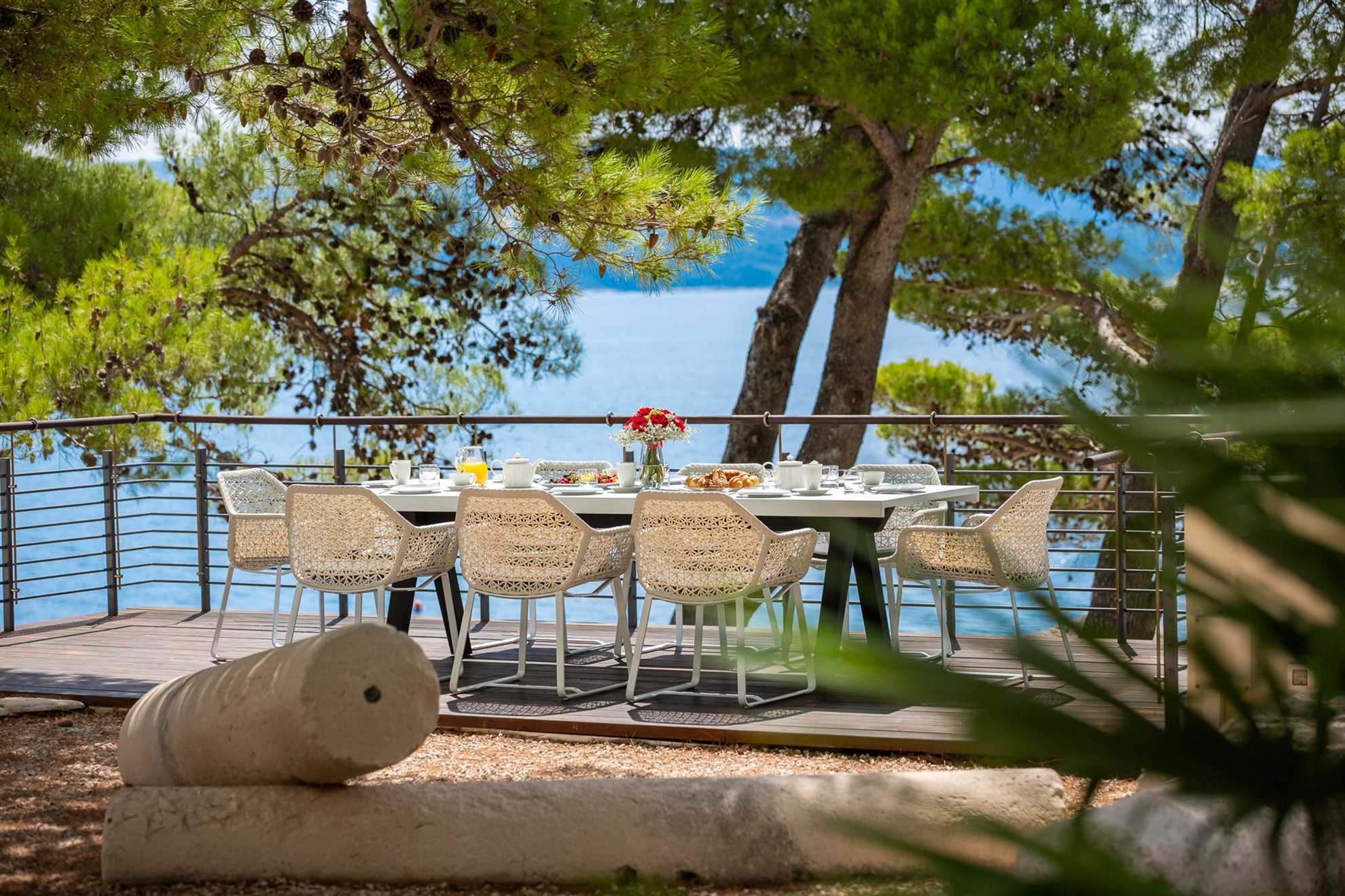 Beachfront Villa Castellum with Pool