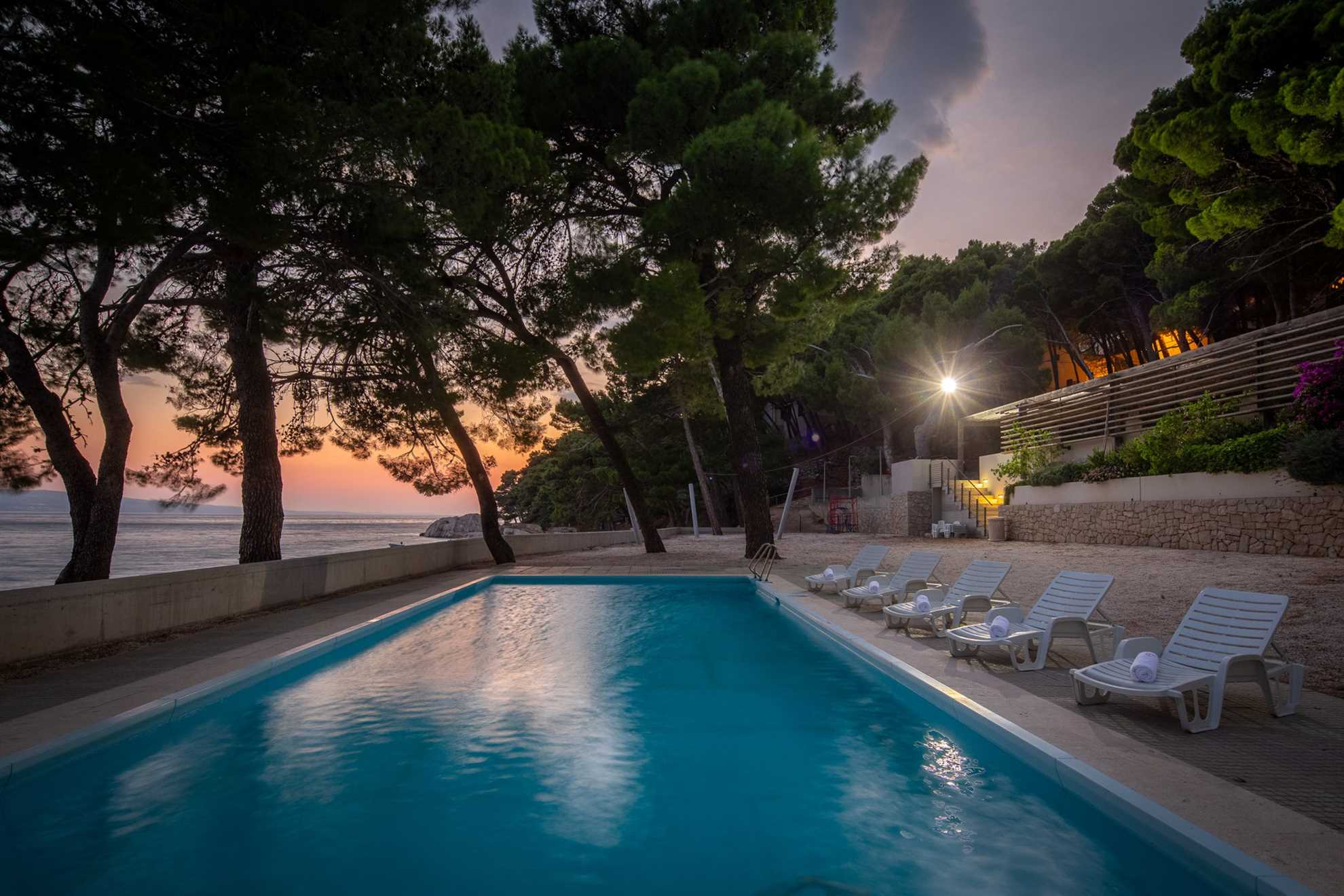 Beachfront Villa Castellum with Pool