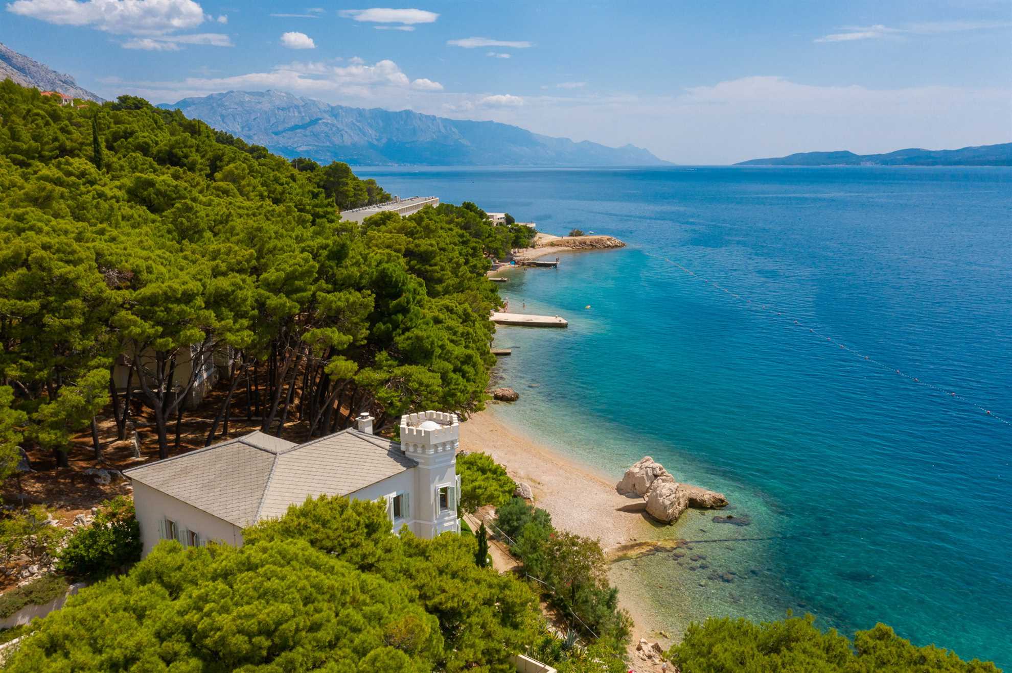 Beachfront Villa Castellum with Pool