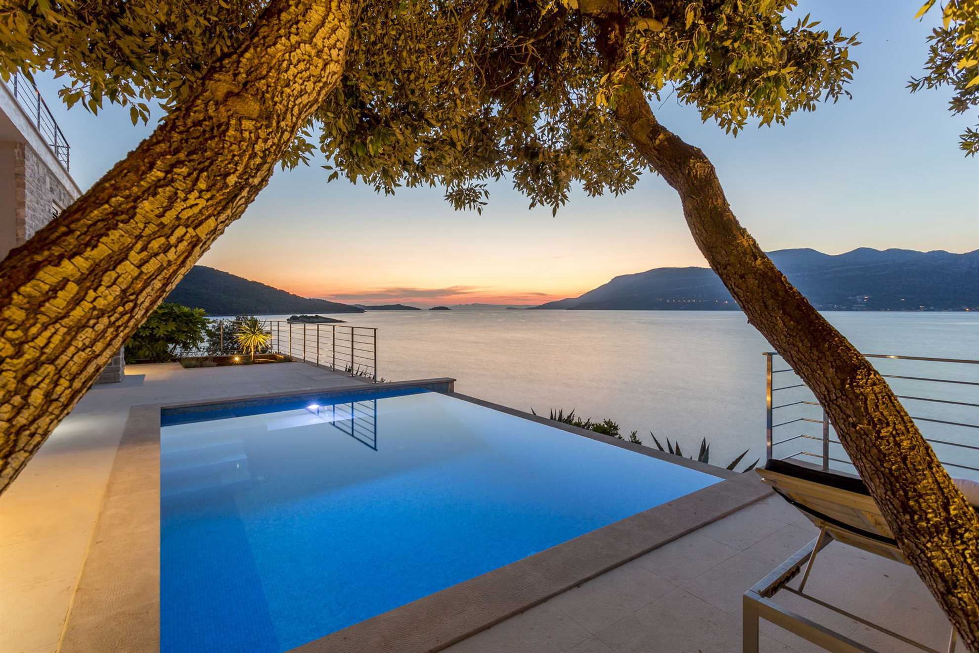 Image of Beachfront Villa Poseidon with Heated Pool