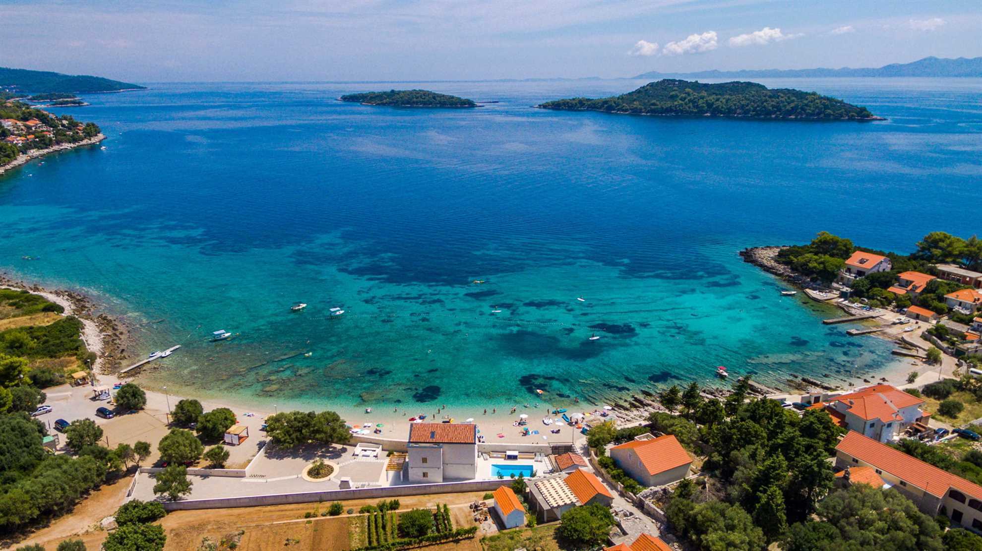Image of Beachfront Villa Fortuna with Heated Pool