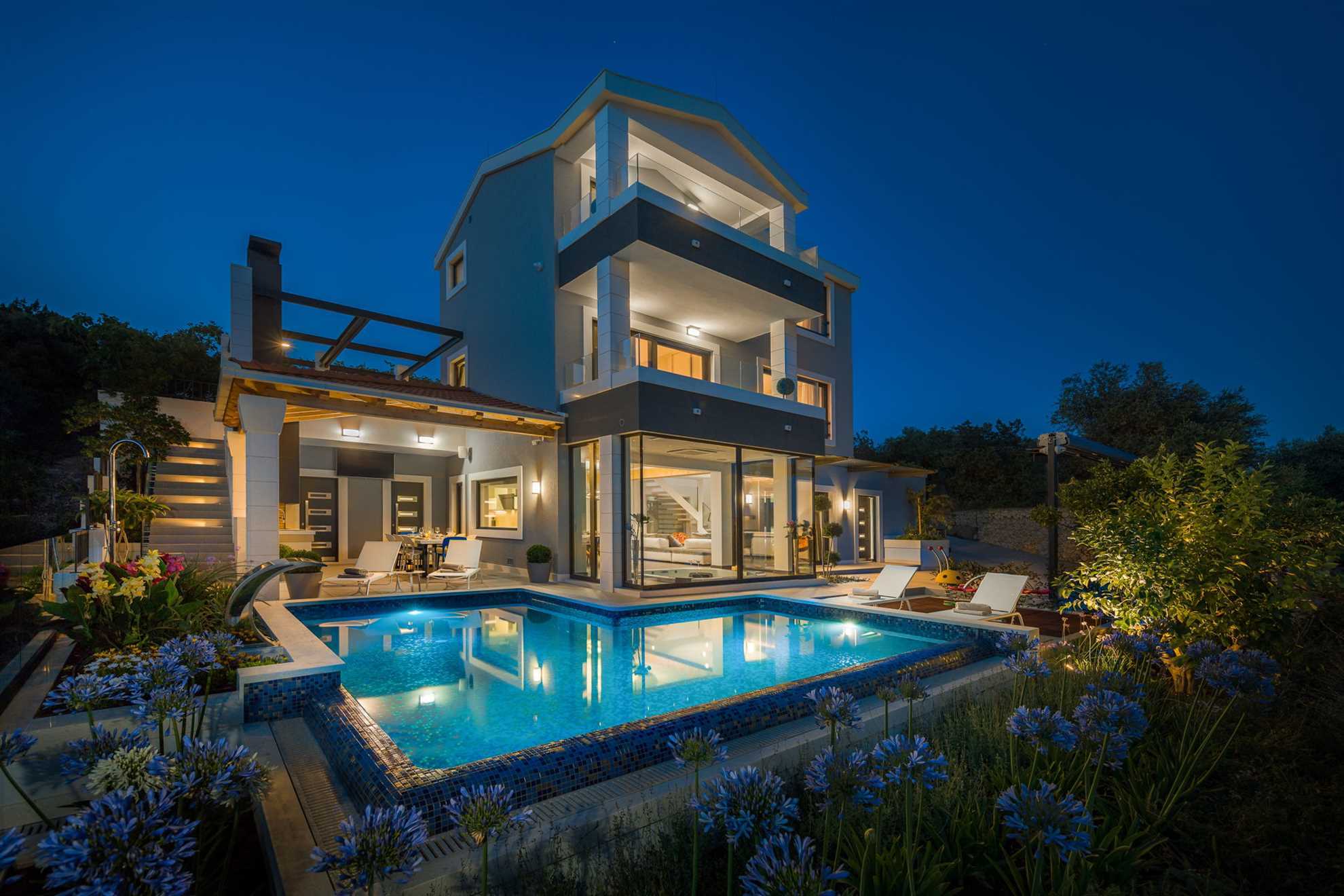 Image of Beachfront Villa Azzurro with Heated Pool