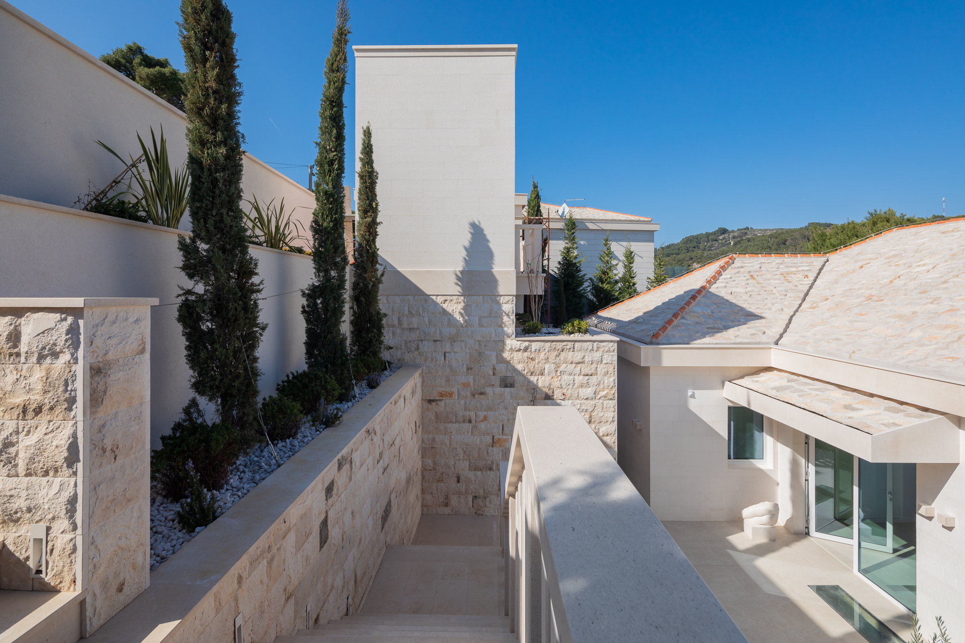 Beachfront Villa White Gem with Pool