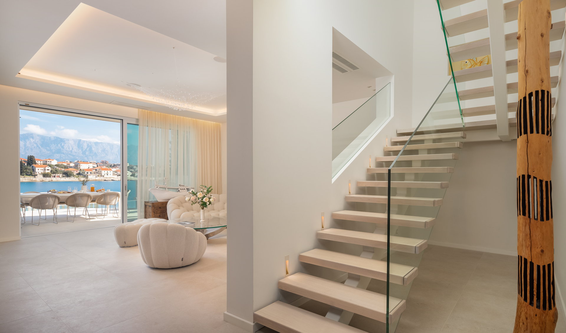 Beachfront Villa White Gem with Pool