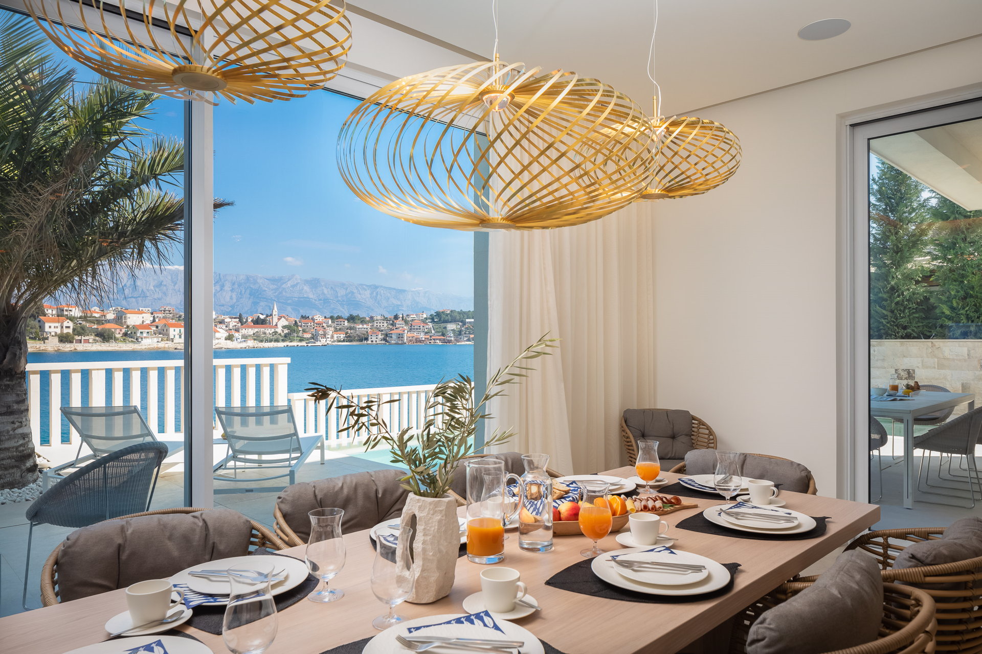 Beachfront Villa White Gem with Pool