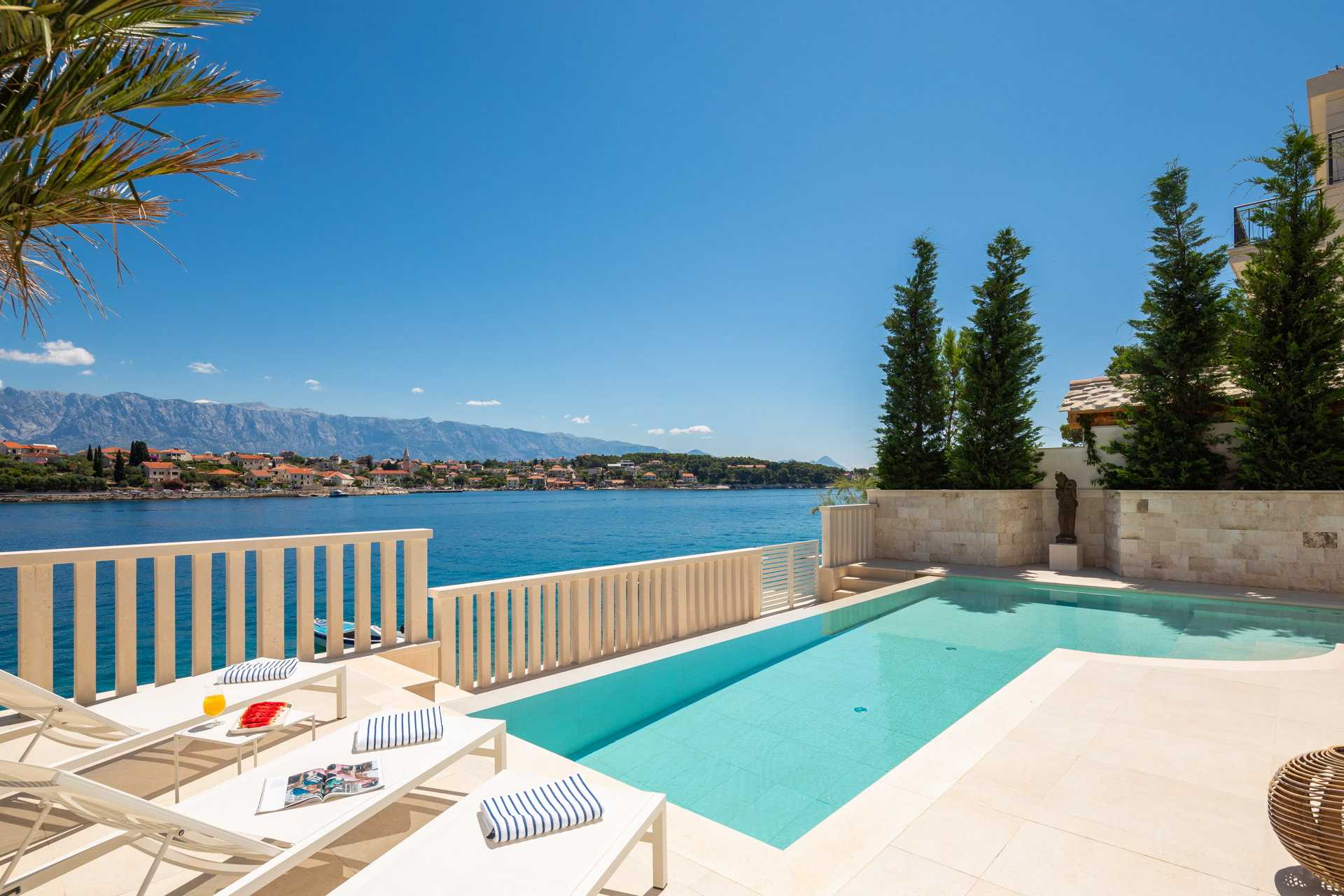 Image of Beachfront Villa White Gem with Pool