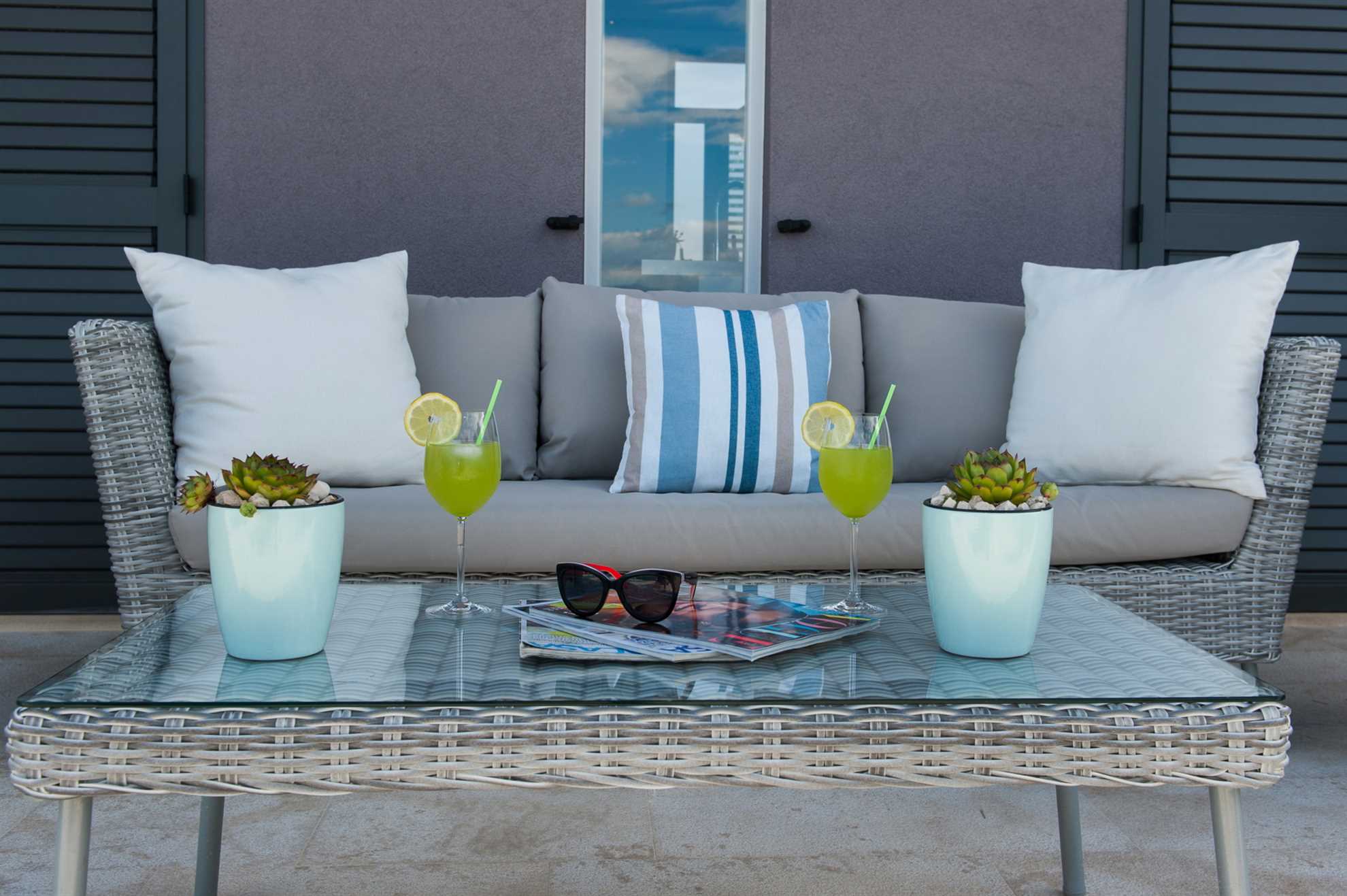Beachfront Villa Endora with Pool