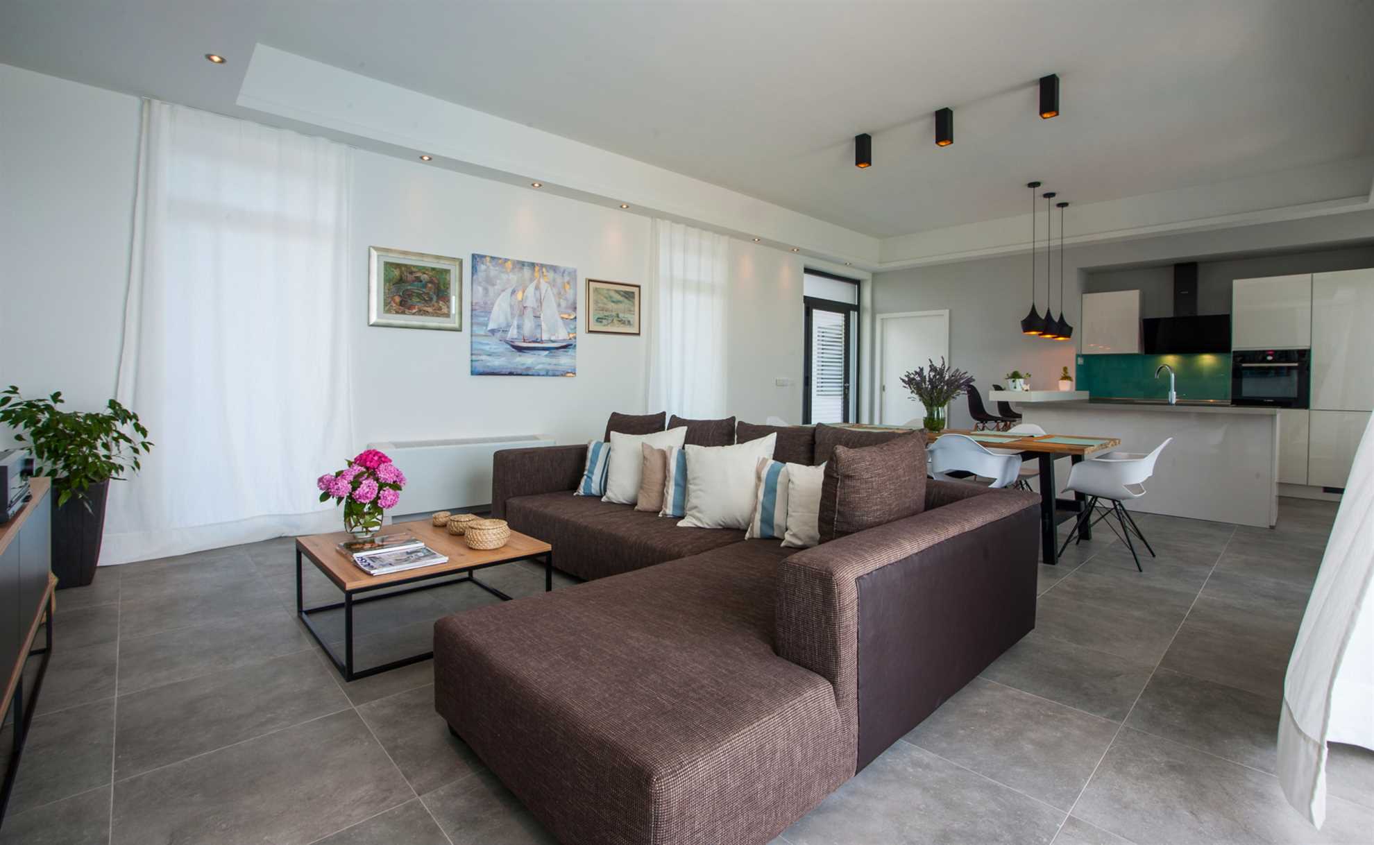 Beachfront Villa Endora with Pool