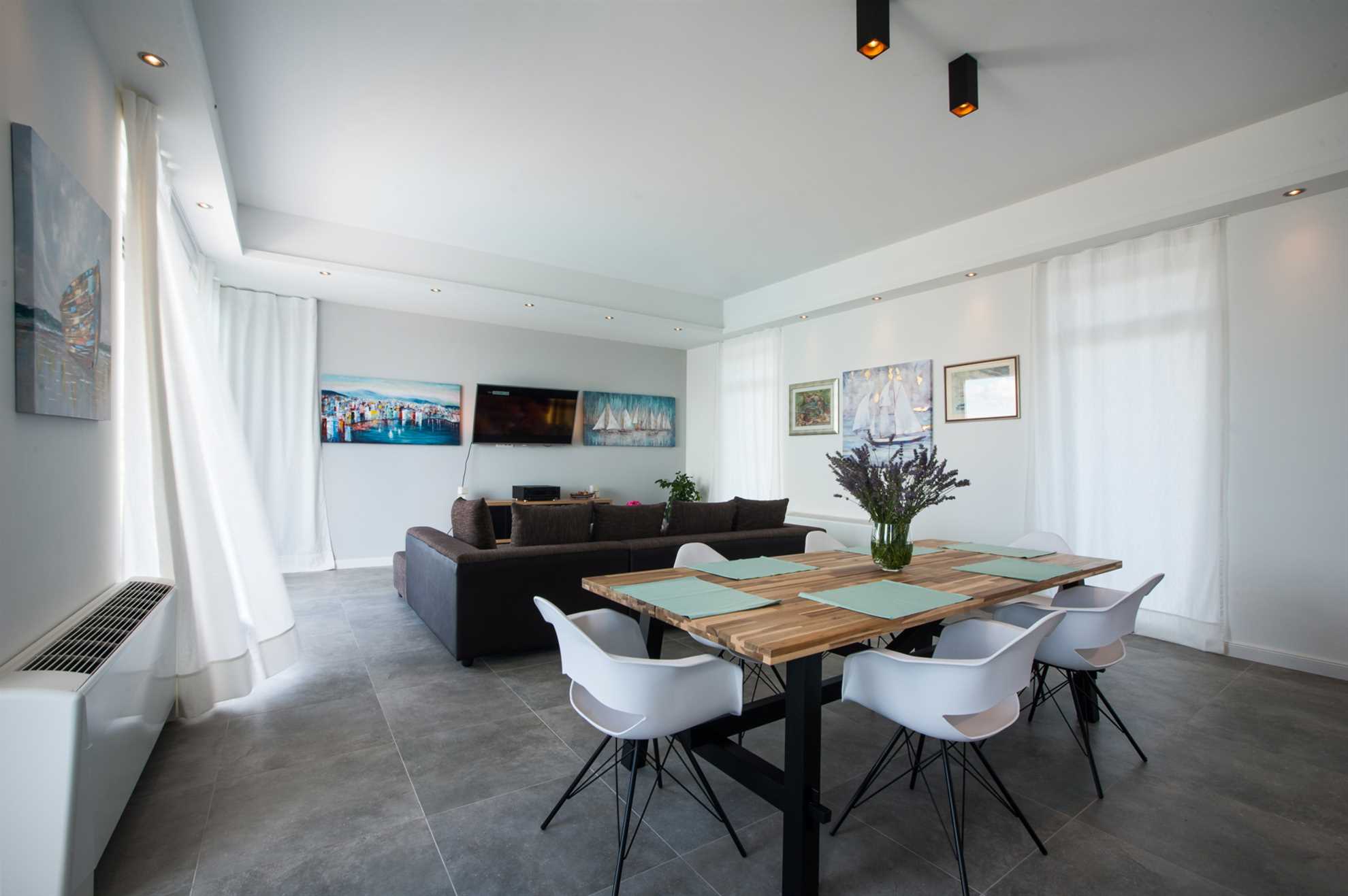 Beachfront Villa Endora with Pool