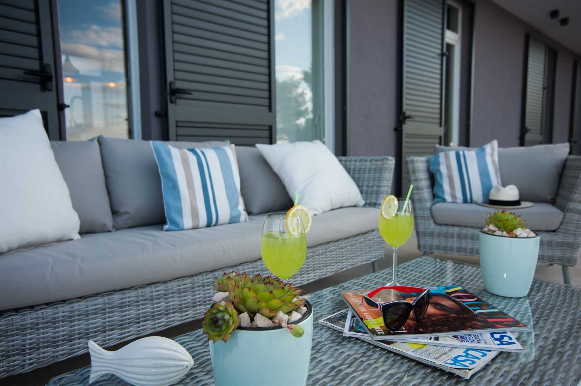 Beachfront Villa Endora with Pool