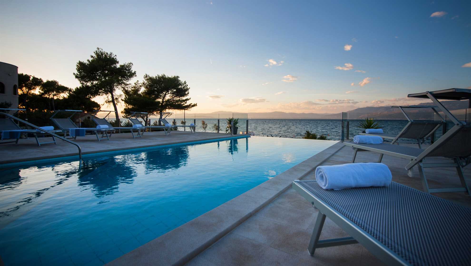 Beachfront Villa Endora with Pool
