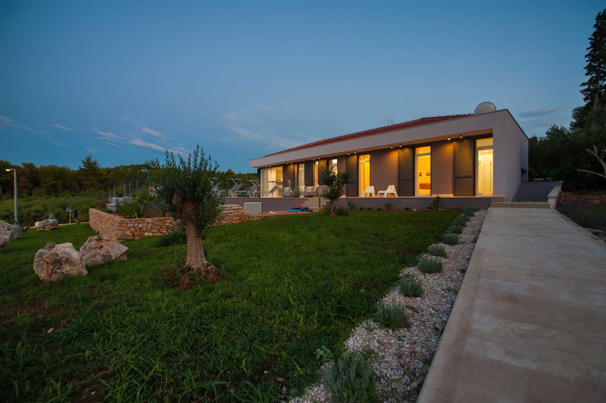 Beachfront Villa Endora with Pool