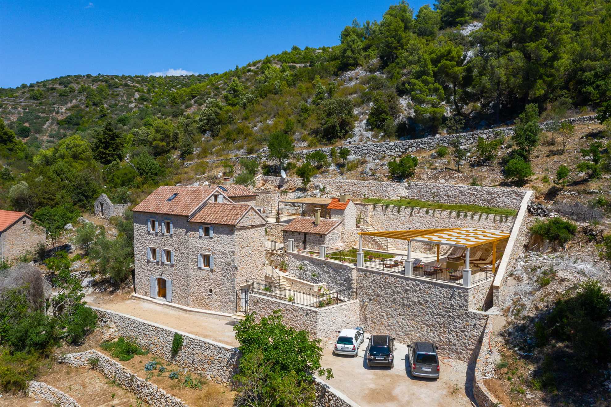 Country Villa Hvar Hill with Pool