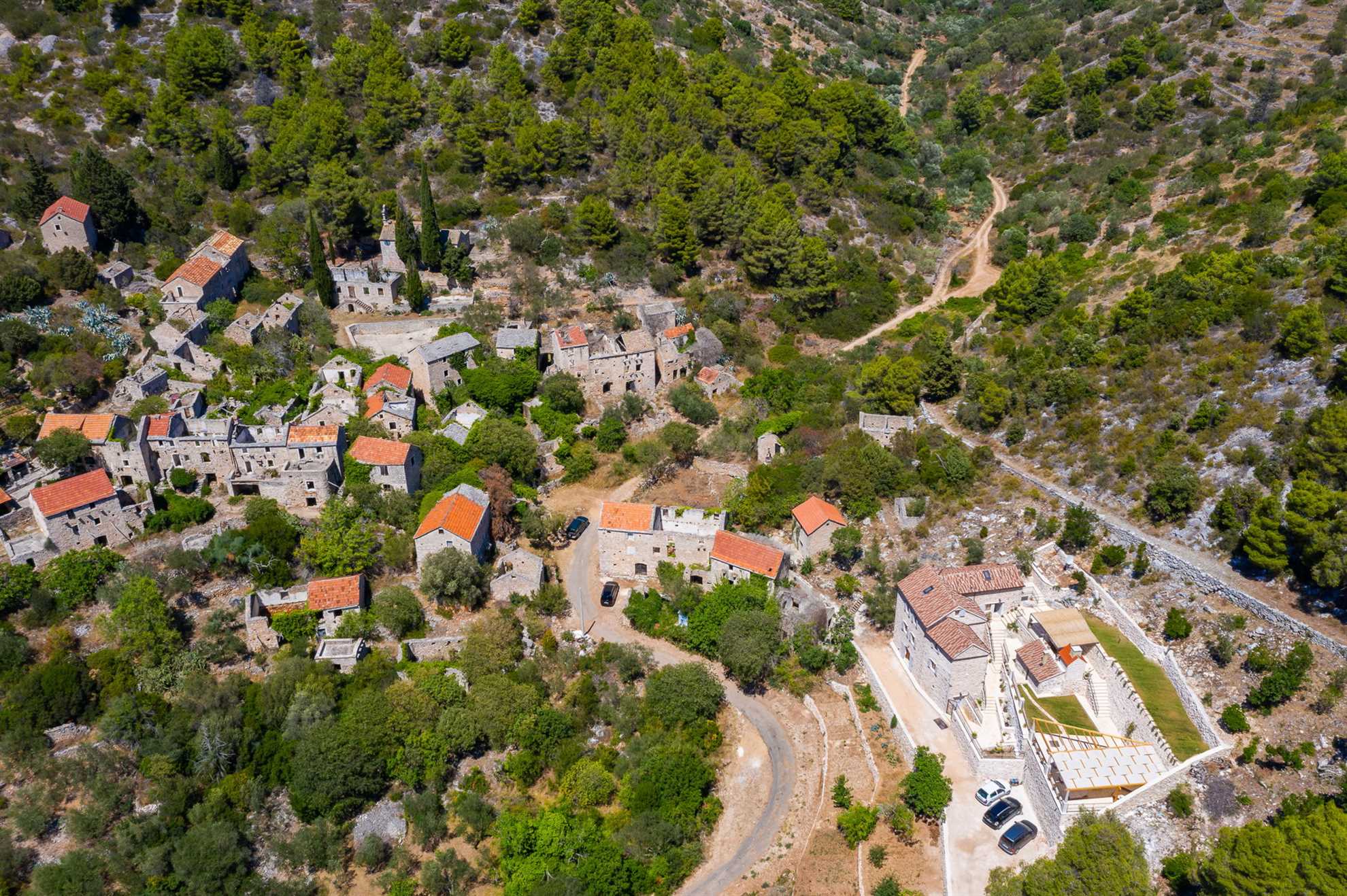 Country Villa Hvar Hill with Pool
