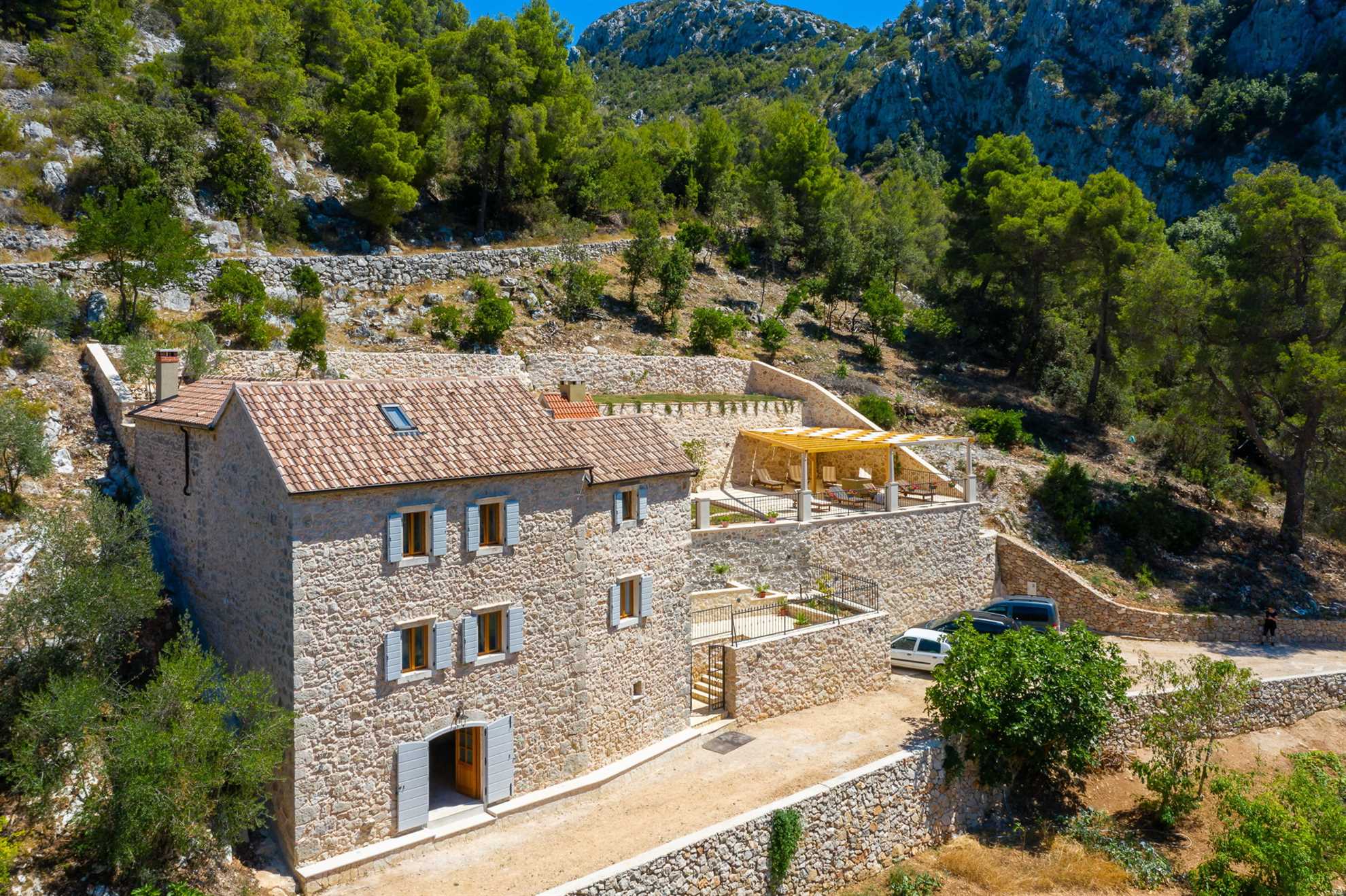 Country Villa Hvar Hill with Pool