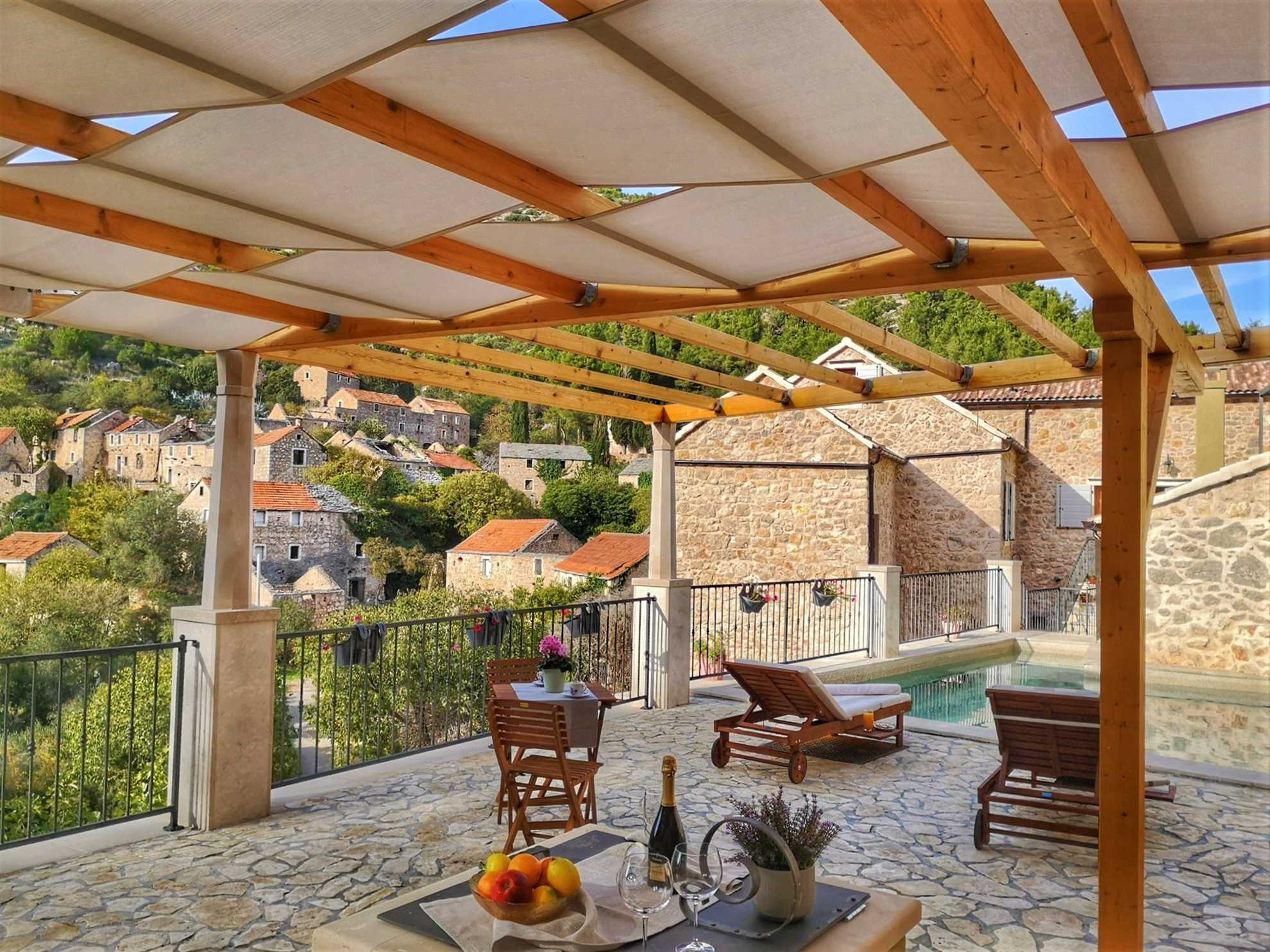Country Villa Hvar Hill with Pool