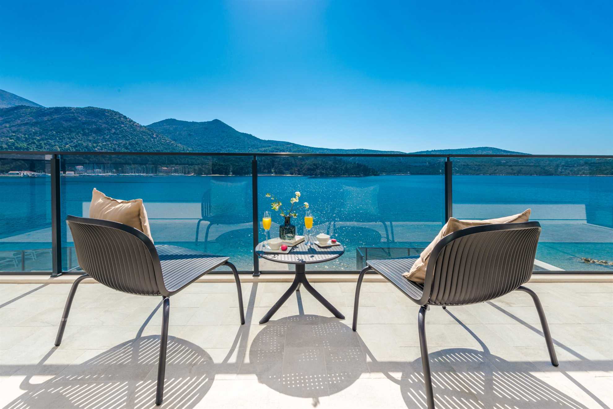 Beachfront Villa Absoluta with Pool