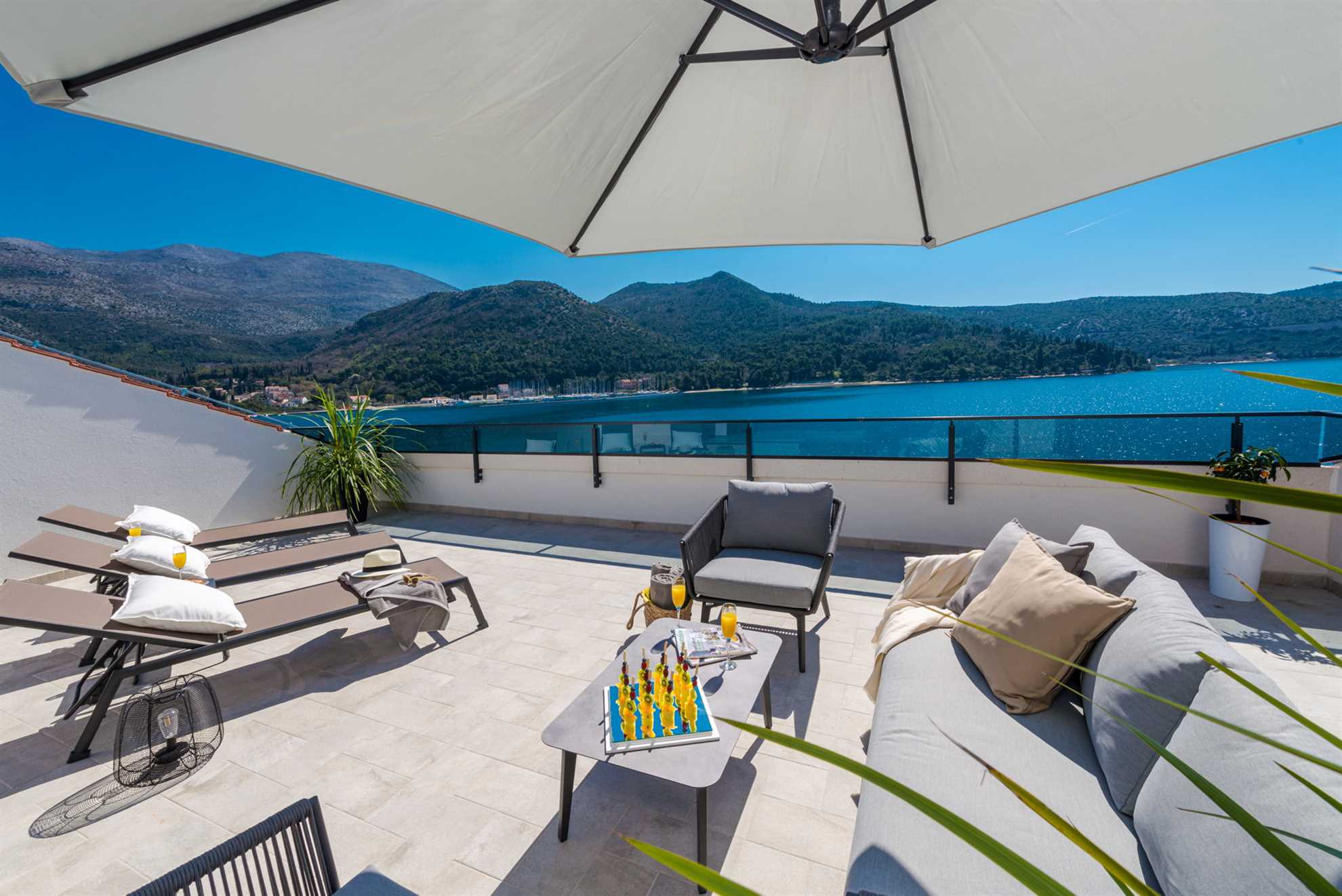 Beachfront Villa Absoluta with Pool